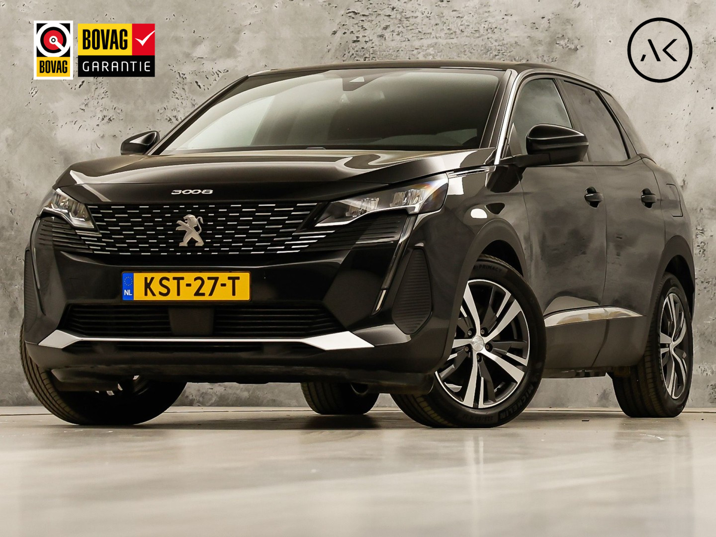 Peugeot 3008 1.6 HYbrid 225 Allure Sport 225Pk Automaat (APPLE CARPLAY, GROOT NAVI, 360 CAMERA, LEDER, SPORTSTOELEN, ZWART HEMEL, KEYLESS, GETINT GLAS, NIEUWSTAAT)