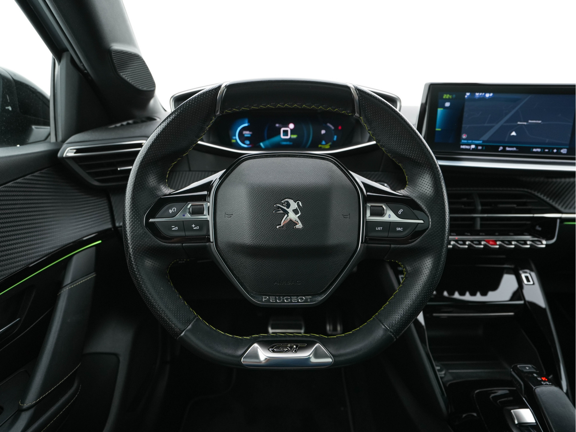 Peugeot e-208 EV GT-Line 350 50 kWh (INCL-BTW) *PANO | FULL-LED | DIGI-COCKPIT | BLINDSPOT | CAMERA | LEATHER-ALCANTARA | AMBIENT-LIGHT | NAVI-FULLMAP | LANE-ASSIST | KEYLESS | DAB | CCS-FASTLOADER | HEATED-SPORTSEATS | 17"ALU