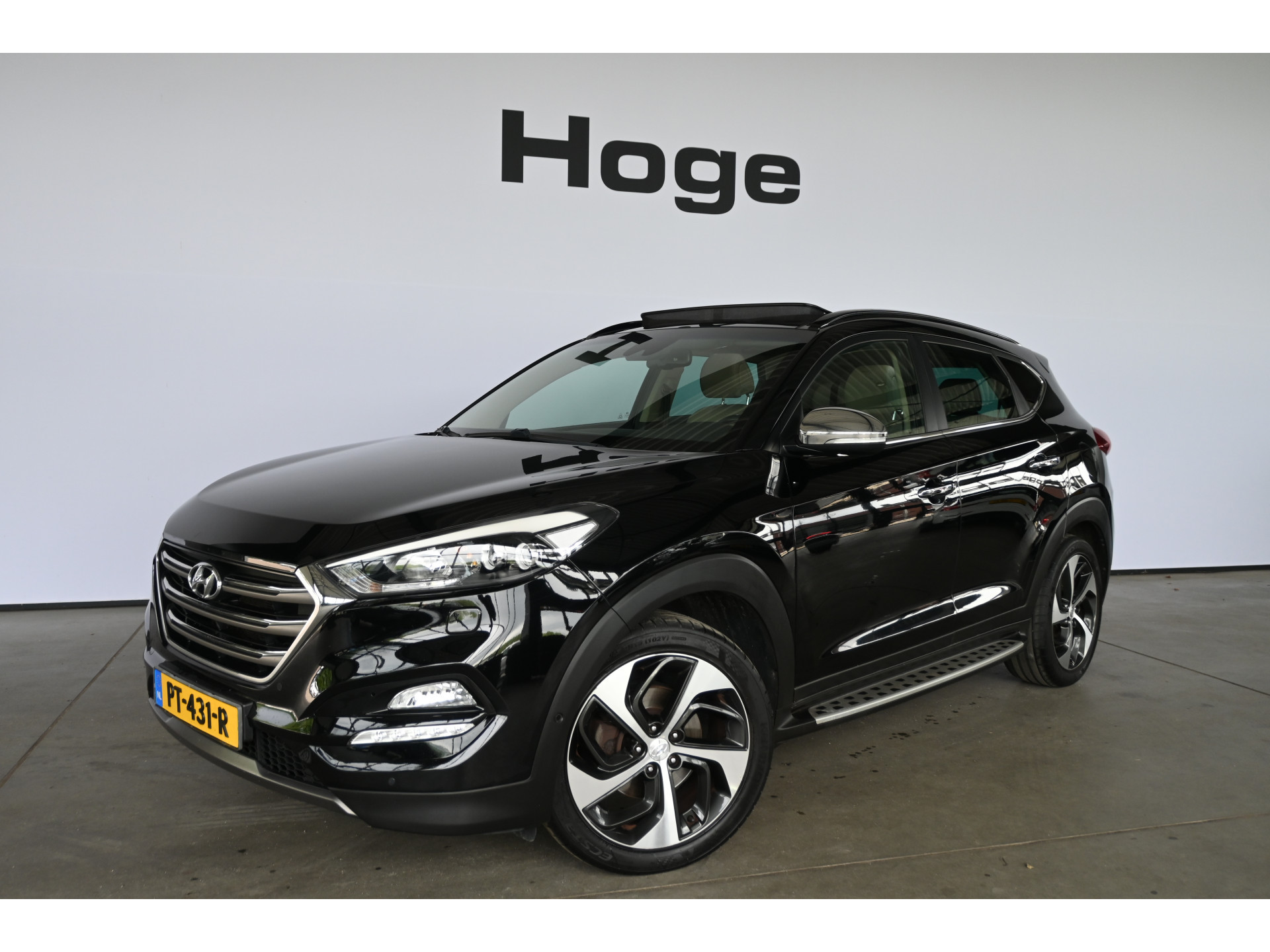 Hyundai Tucson 1.6 T-GDi Premium 4WD Automaat Panoramadak Navigatie Cruise Stoelverwarming Clima 100% Onderhouden! Inruil Mogelijk!