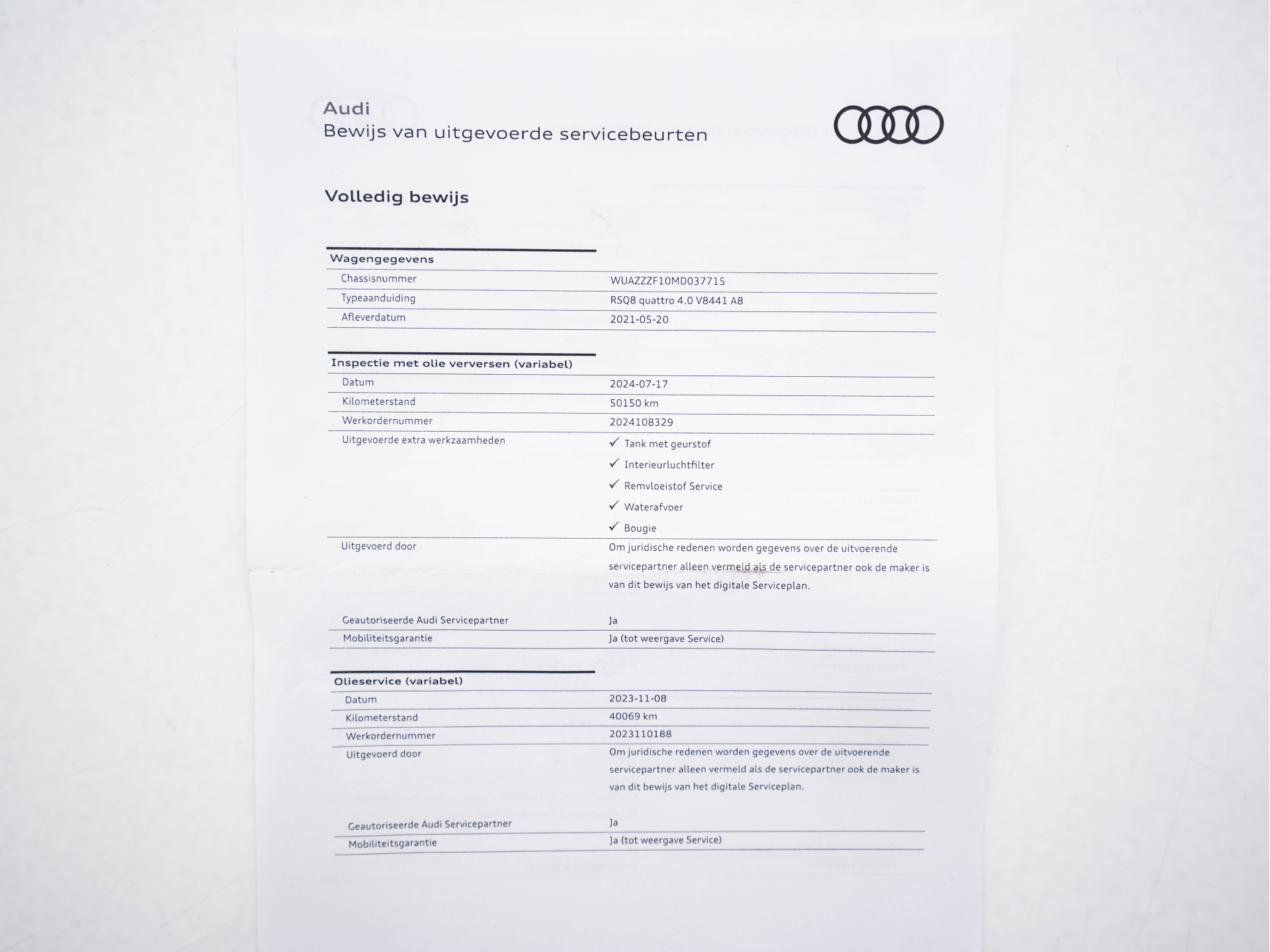 Audi RS Q8 4.0 TFSI quattro *MILLTEK | CERAMIC-BRAKES | PANO | HEAD-UP | CARBON-PACK | LEATHER | MEMORY-PACK | 4-WHEEL-STEERING | AIR-SUSPENSION | BANG&OLFUSEN | ADAPTIVE-CRUISE | BLINDSPOT | TOP-VIEW | SOFT-CLOSE | NIG