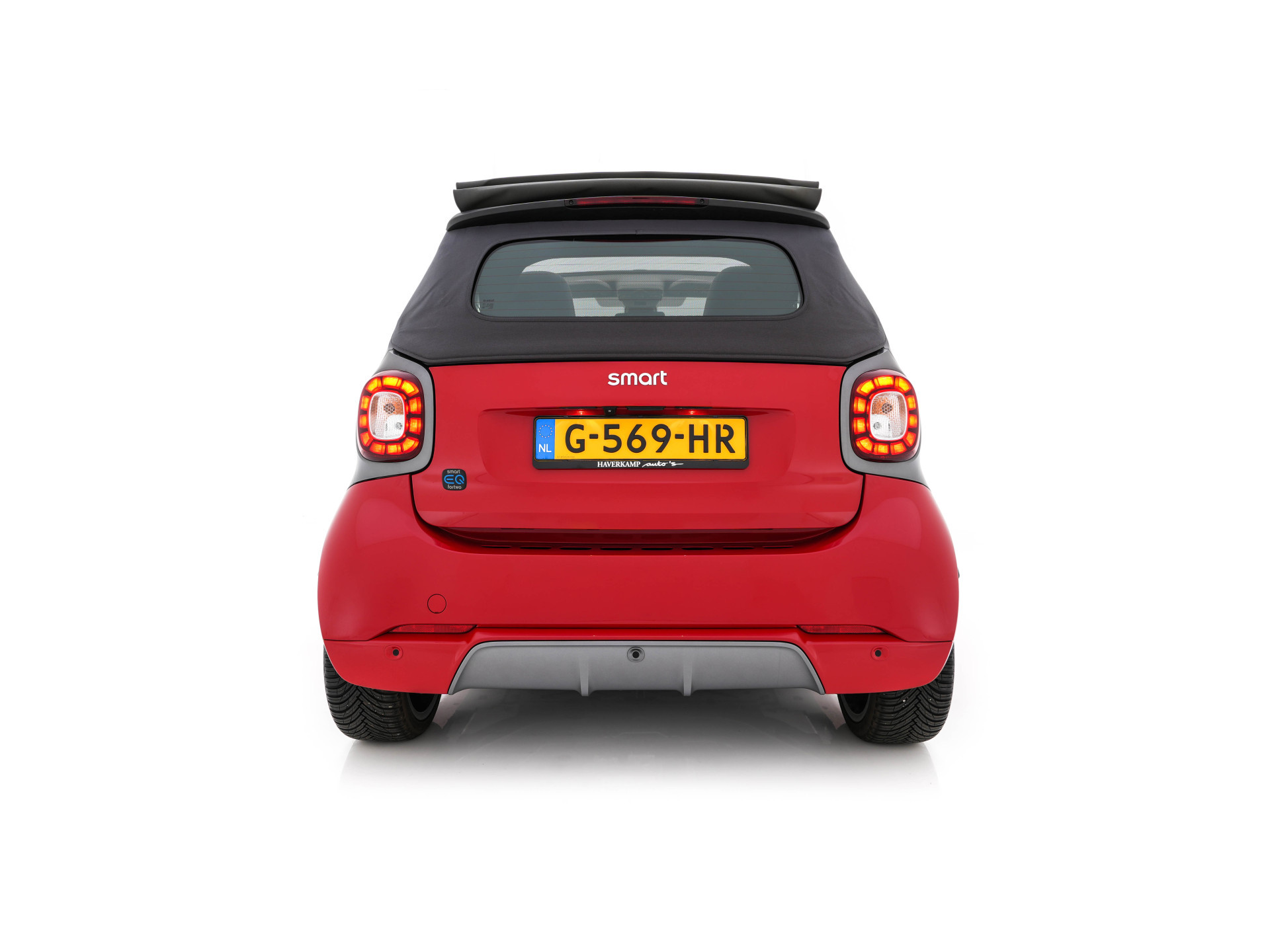 Smart fortwo cabrio EQ BRABUS Style 18 kWh [ 3-Fase ] *LEATHER | HEATED-SPORTSEATS | NAVI-FULLMAP | CAMERA | DAB+ | AIRCO | PDC | CRUISE | 16''ALU*