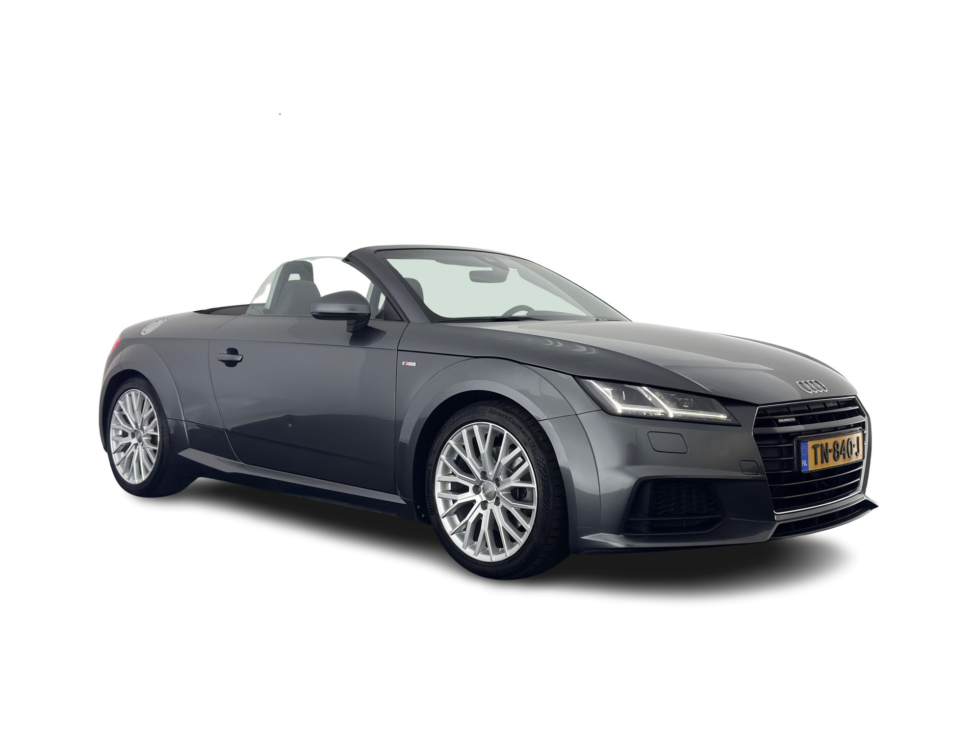 Audi TT Roadster 2.0 TFSI S-Line Pro Line Quattro Aut. *LEATHER-ALCANTARA | FULL-LED | BANG&OLUFSEN-AUDIO | DIGI-COCKPIT | AIR-SCARF | HEATED-SPORTSEATS | NAVI-FULLMAP | DAB+ | KEYLESS | ECC | PDC | 18''ALU*