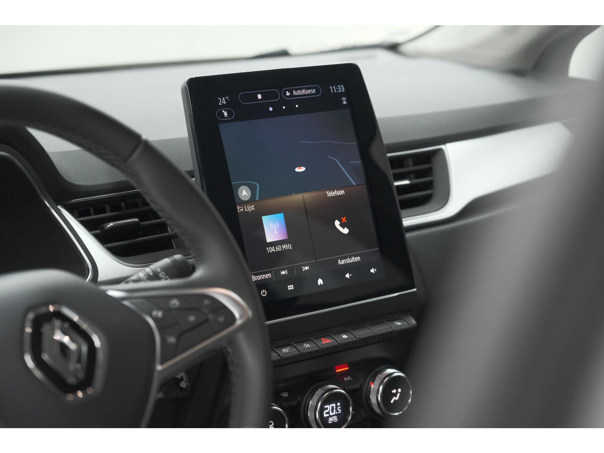 Renault Captur Mild Hybrid 140 EDC Techno | Camera | 9.3 Inch Scherm | Apple Carplay | Parkeersensoren | Allseason Banden | Stoelverwarming