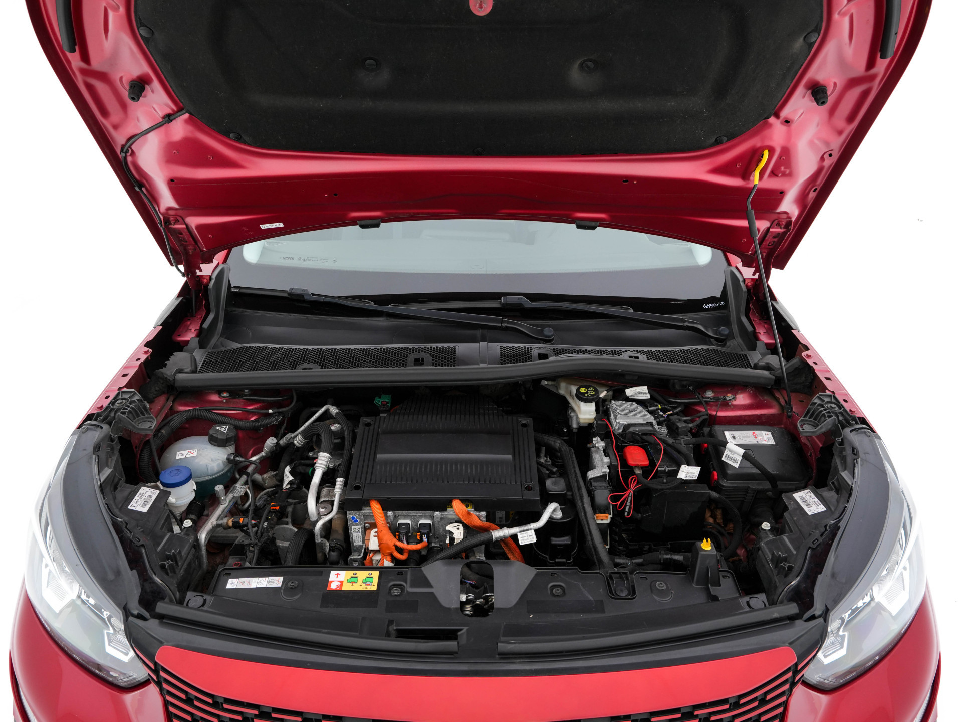 Peugeot e-2008 EV Allure 50 kWh [ 3-Fase ] {SOH-84%} (INCL-BTW) *PANO | LEATHER-FABRIC | FULL-LED | SPORT-SEATS | DIGI-COCKPIT | CAMERA | KEYLESS | PRIVACY-GLASS | DAB+ | NAVI-FULLMAP | ECC | CARPLAY | LANE-ASSIST | PDC | CRUISE | 17''ALU*