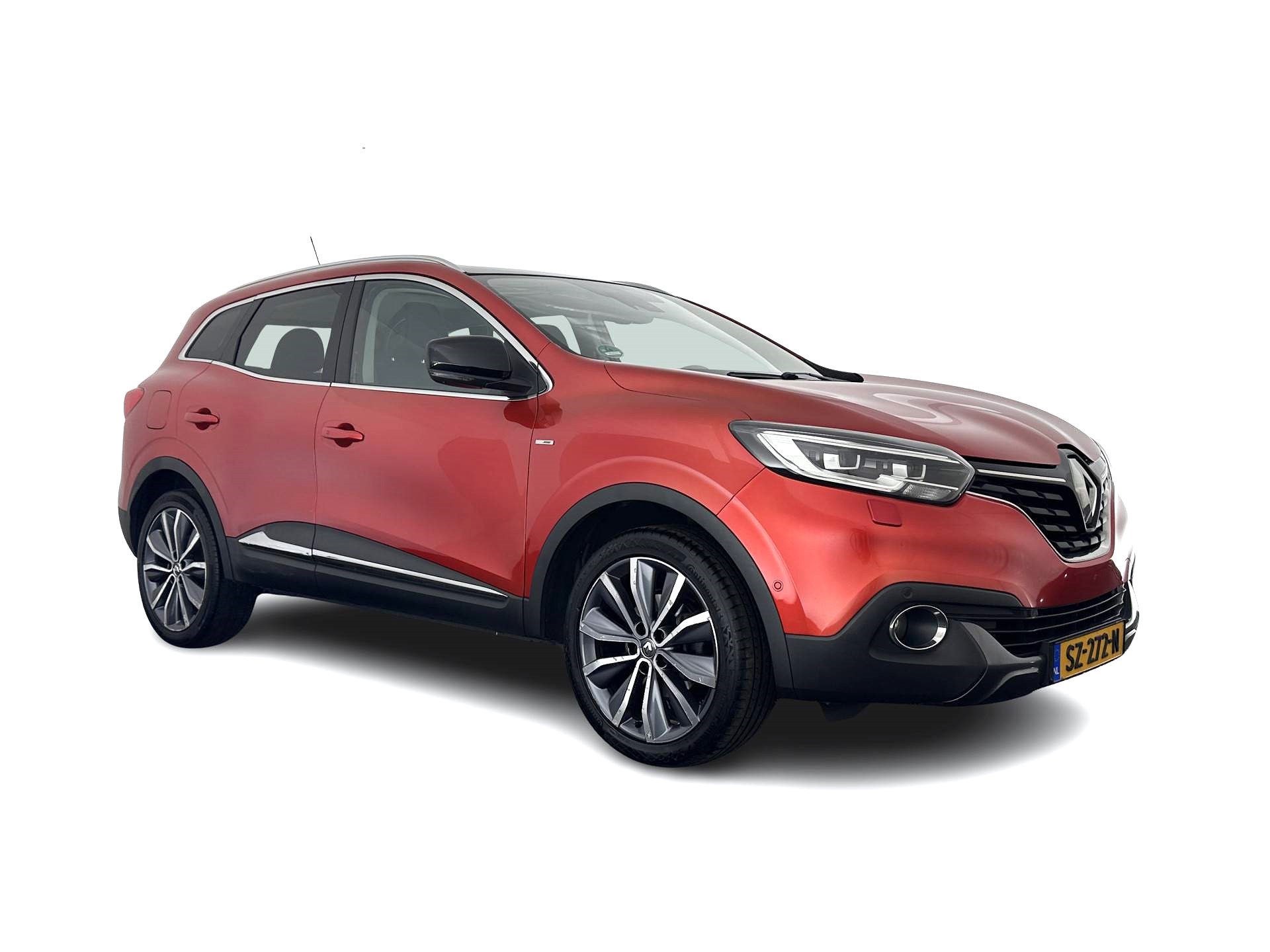 Renault Kadjar 1.5 dCi Bose Aut. *PANO | LEATHER-FABRIC | FULL-LED | BOSE-SOUND | BLINDSPOT | HEATED-COMFORTSEATS | KEYLESS | CAMERA | NAVI-FULLMAP | ECC | PDC | CRUISE | DAB | PRIVACY-GLASS | 19''ALU | TOWBAR*