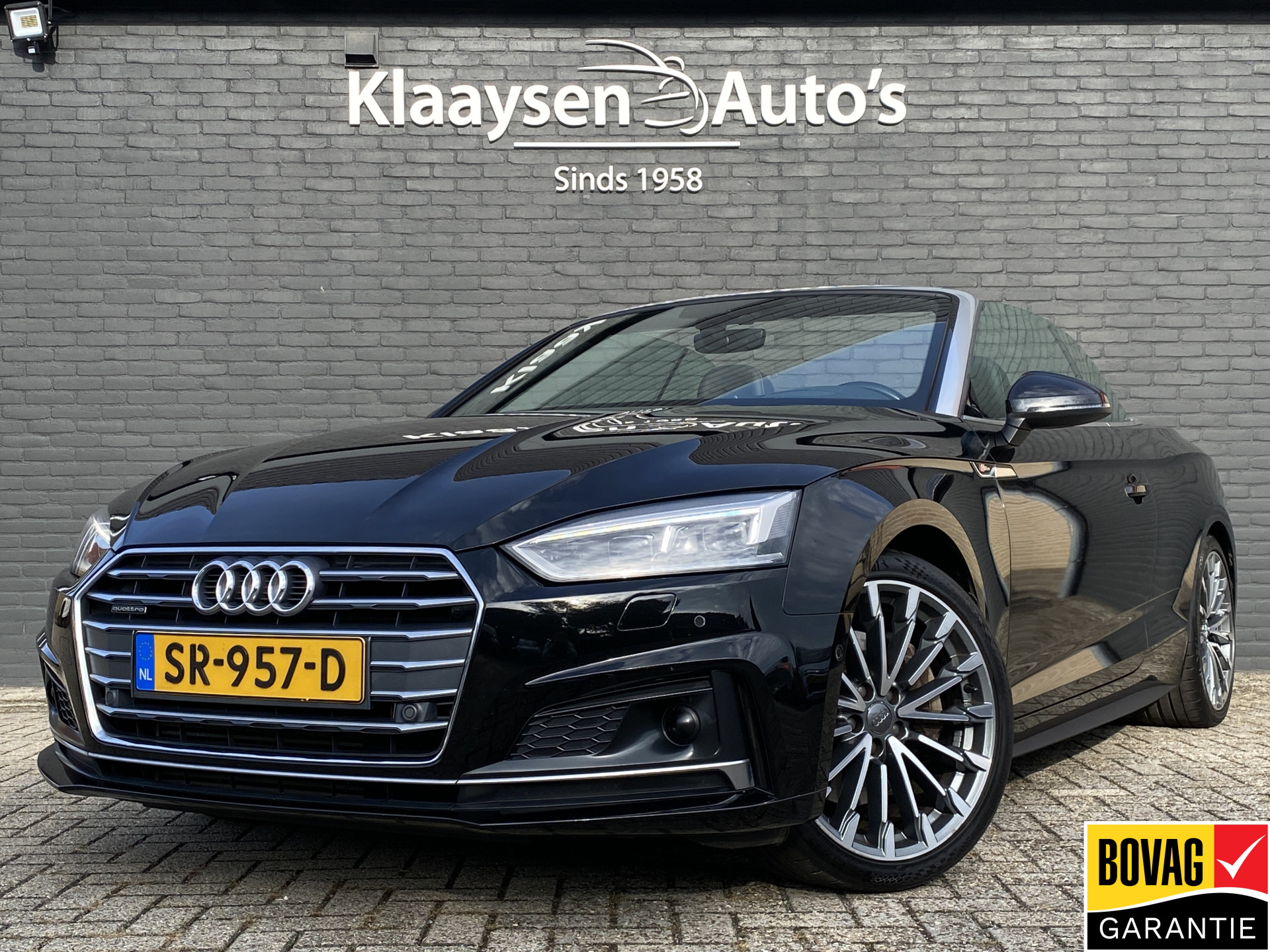 Audi A5 Cabriolet 2.0 TFSI Quattro Sport S-Line 252 pk AUT. | 3X S-Line | virtual cockpit | B&O audio | HUD display | elektr. v. stoelen