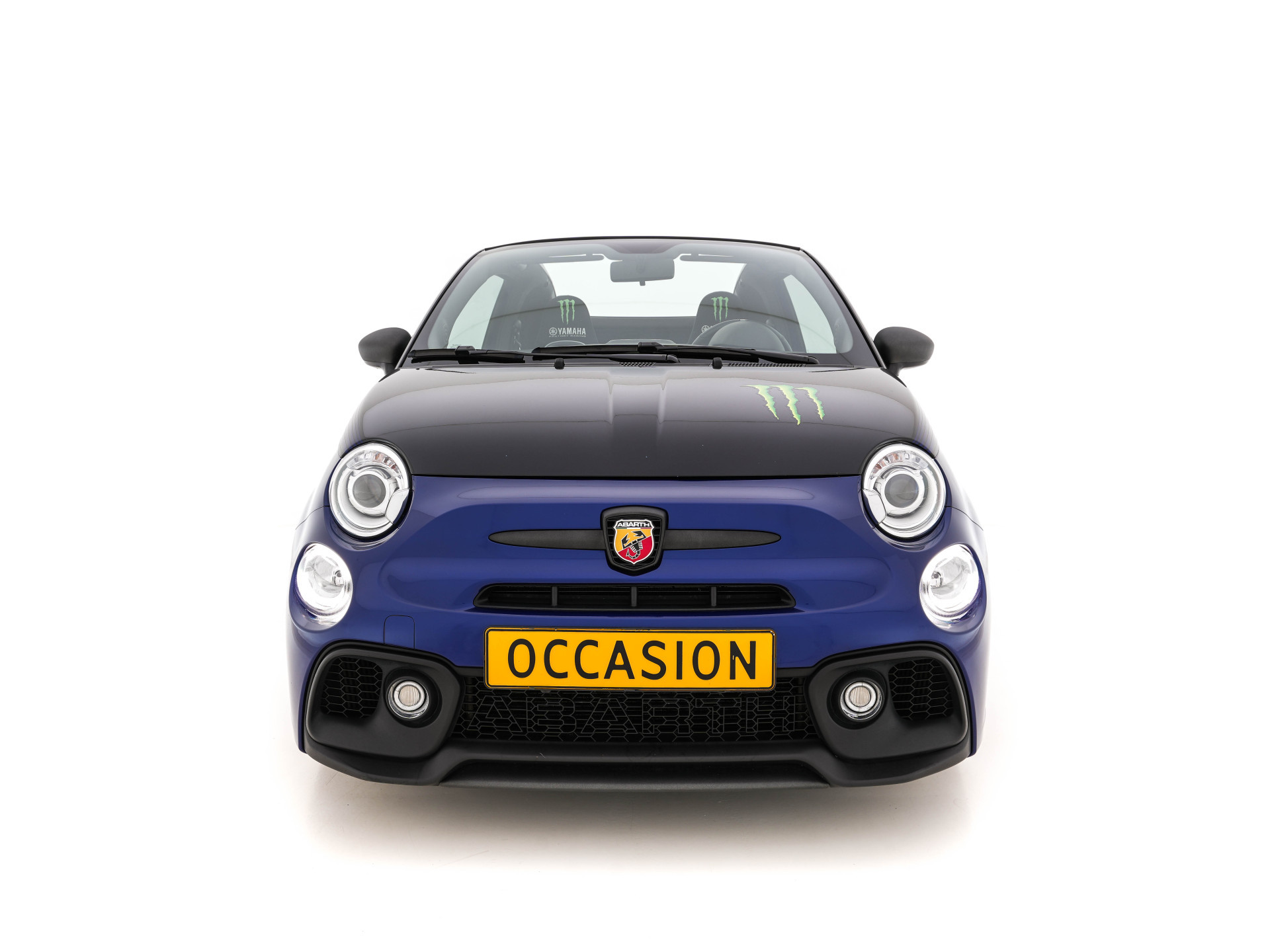 Abarth 500 C 1.4 T-Jet 595 Yamaha Factory Racing Edition Monster [ 1 of 2000 ] (INCL-BTW ) *! POCKET-ROCKET ! | NAVI-FULLMAP | XENON | CARPLAY | SPORT-EXHAUST | DAB | SPORT-SEATS | 17"ALU*