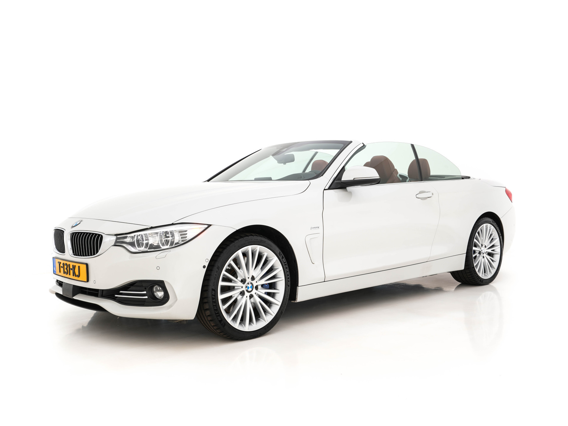 BMW 4-serie Cabrio 435d xDrive M-SportPack Centennial High-Executive Aut. *LEATHER | FULL-LED | ADAPTIVE-CRUISE | MEMORY-PACK | AIRSCARF | BLINDSPOT | HIFI-SOUND | KEYLESS | DAB+ | HEATED-SPORTSEATS | CAMERA | HEAD-UP | NAVI-FULLMAP | 19''ALU*