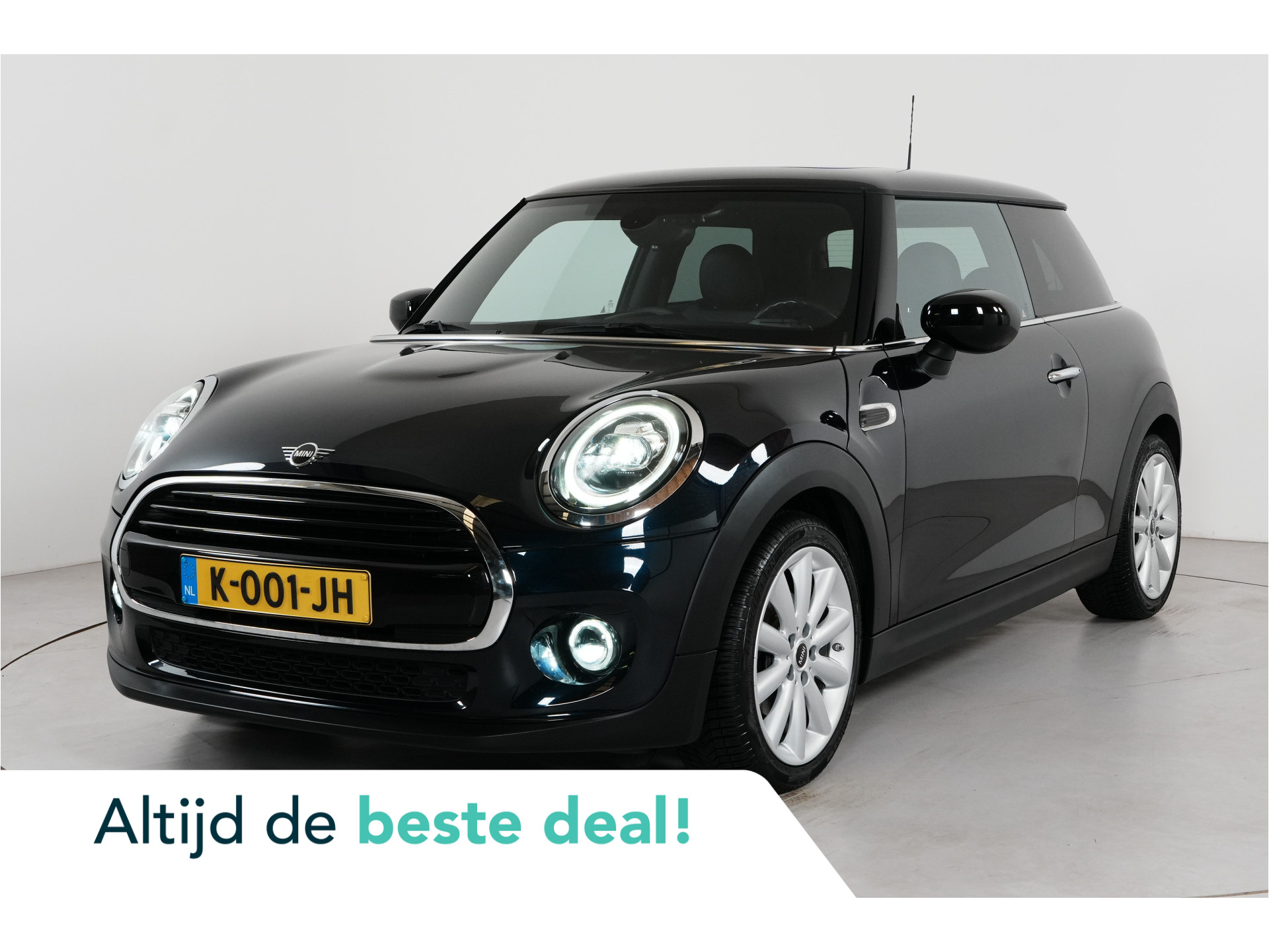 MINI 3-Deurs 1.5 Cooper Chili | Pano | Leder | Stl. verw. | PDC | Sportstoelen |
