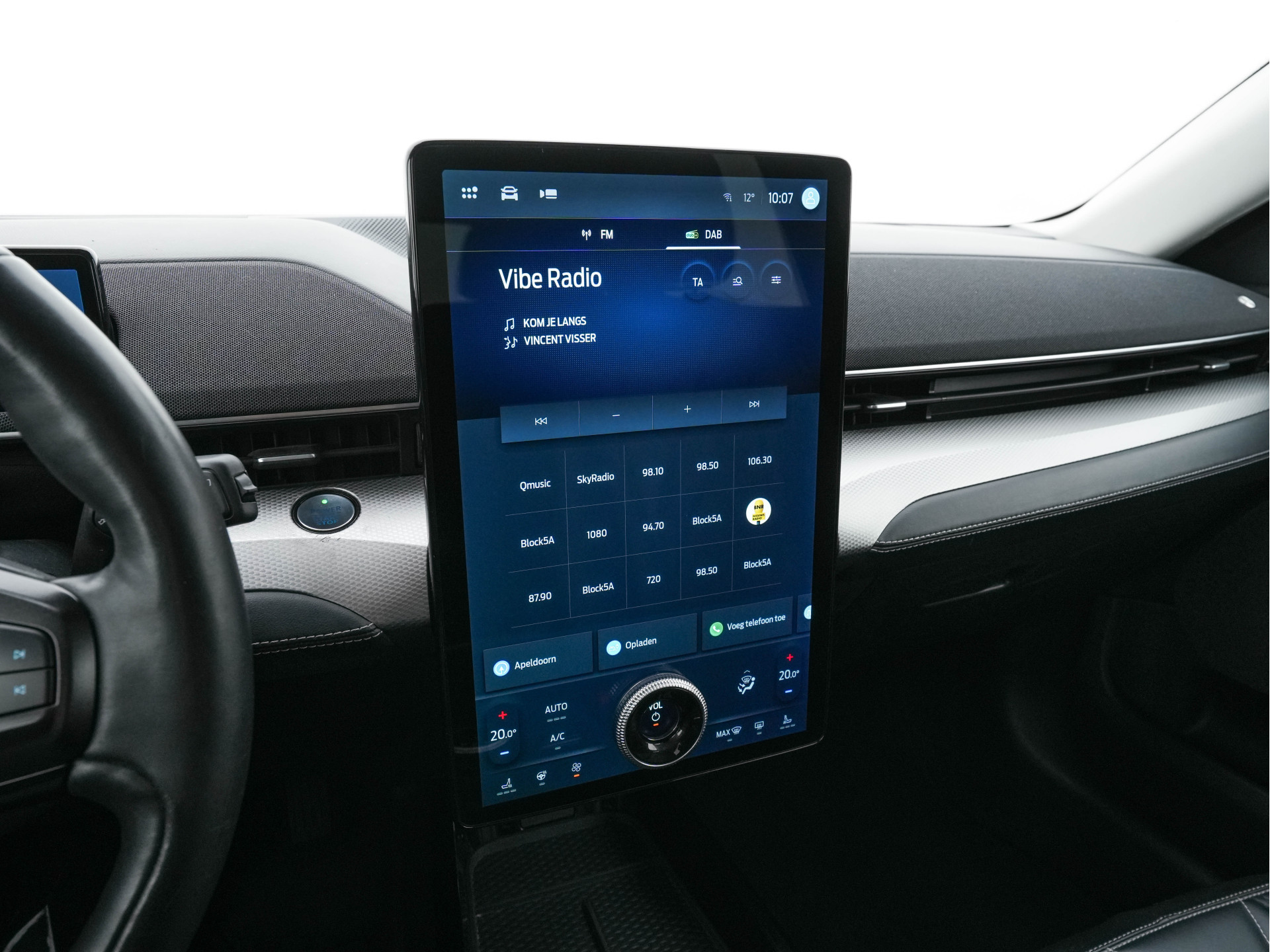 Ford Mustang Mach-E RWD 75 kWh (3-Fase-11 kW) {SOH-90%} (INCL-BTW) Aut.*LEATHER | FULL-LED | DAB | DIGI-COCKPIT | KEYLESS | NAVI-FULLMAP | CARPLAY | HEATED-COMFORTSEATS | TOPVIEW |  ADAPTIVE-CRUISE | PRIVACY-GLASS | 18'' ALU*