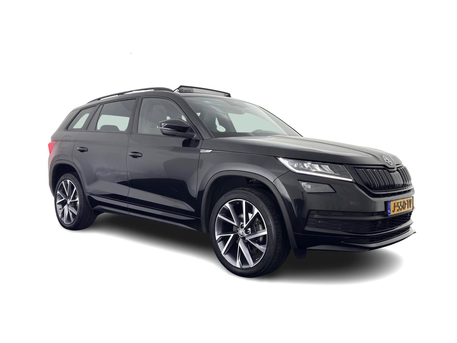 ŠKODA Kodiaq 1.5TSI Sportline (INCL-BTW) Aut. *PANO | 20" ALU | TOW BAR | LEATHER-MICROFIBRE | FULL-LED | MEMORY-PACK | SPORTSEATS | SHIFT-PADDLES | ADAPTIVE-CRUISE | DIGI-COCKPIT | NAVI-FULLMAP | CANTON-AUDIO | DAB | AMB