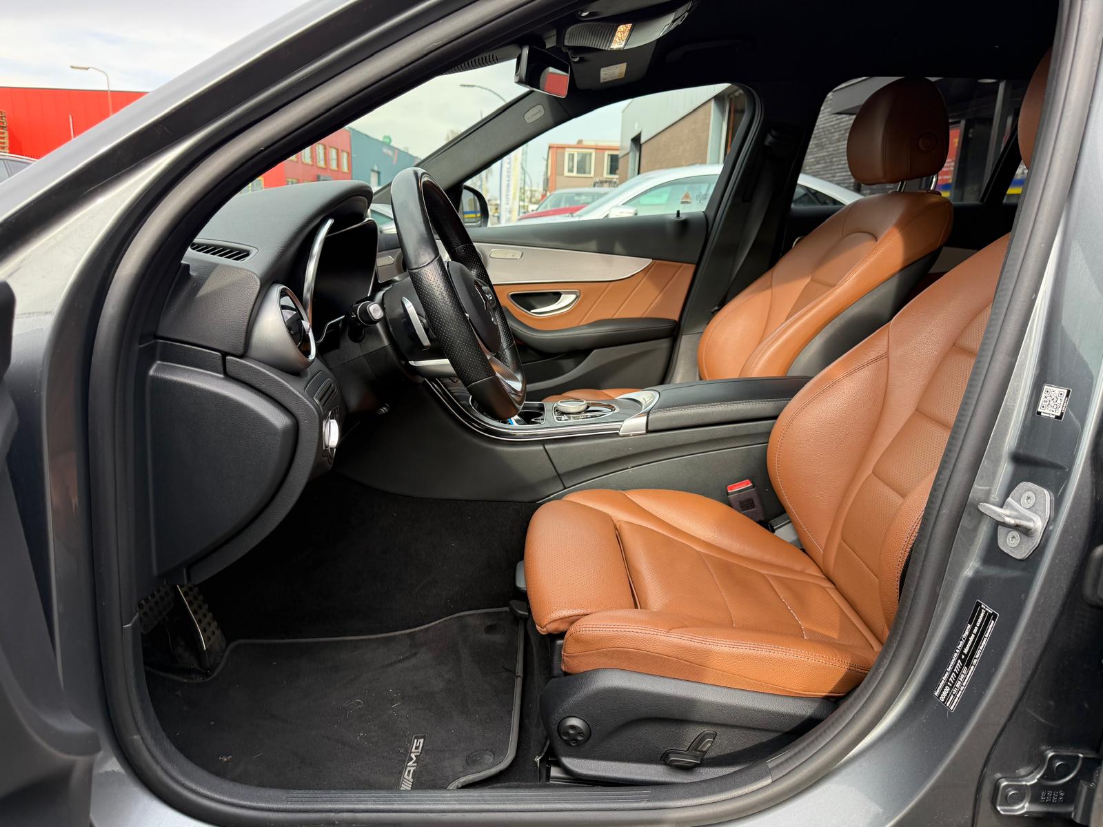 Mercedes-Benz C-klasse Estate 180 Business Solution AMG | 1E EIGENAAR | 3/6/12MND GARANTIE | DAB | LED | AUTOMAAT | LEDER | CRUISE | SFEERVERLICHTING |