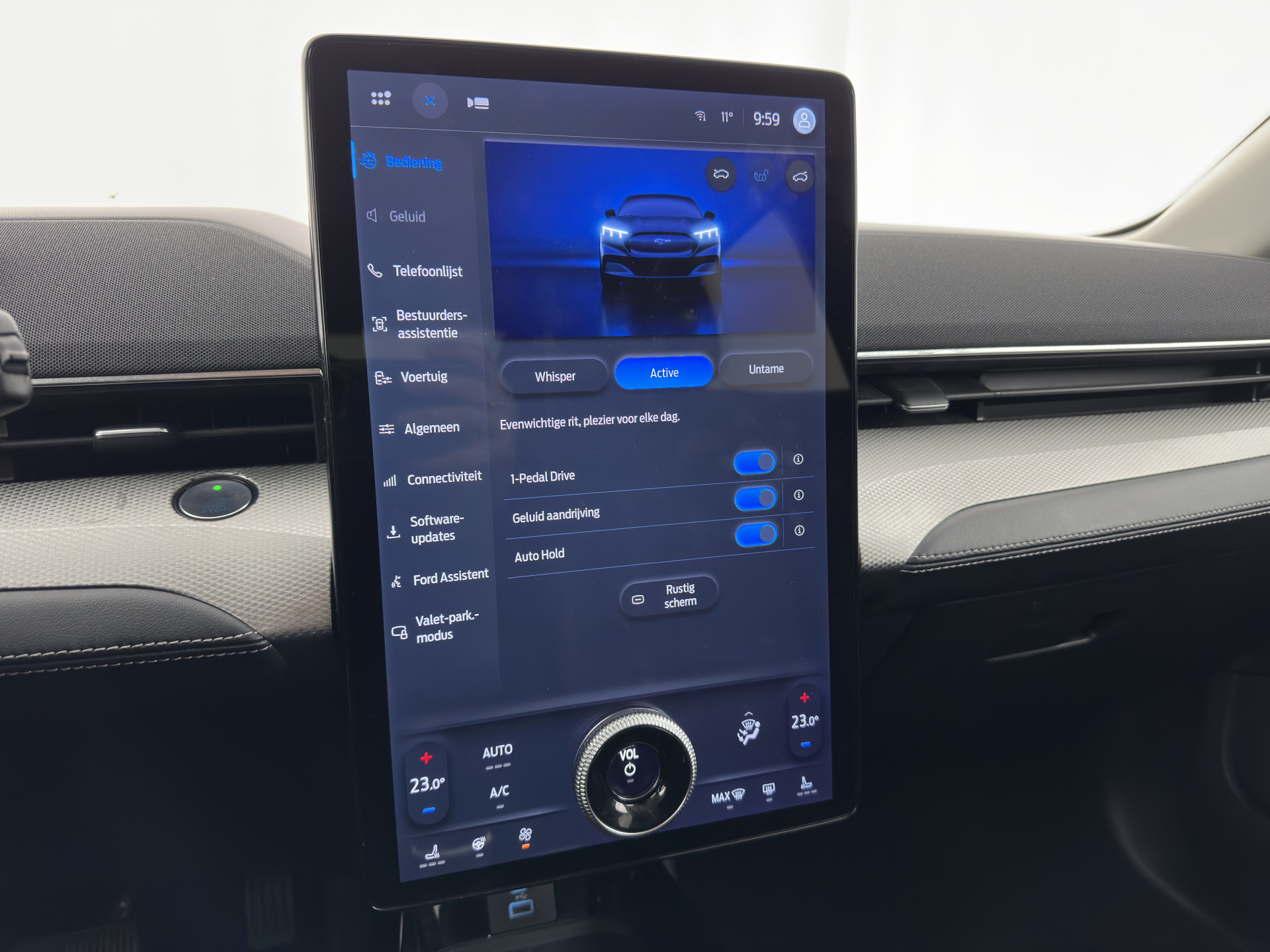 Ford Mustang Mach-E RWD 75 kWh (3-Fase) (INCL-BTW) Aut. *LEATHER | FULL-LED | DAB | DIGI-COCKPIT | KEYLESS | NAVI-FULLMAP | CARPLAY | HEATED-COMFORTSEATS | TOPVIEW | ADAPTIVE-CRUISE | PRIVACY-GLASS | 18'' ALU*