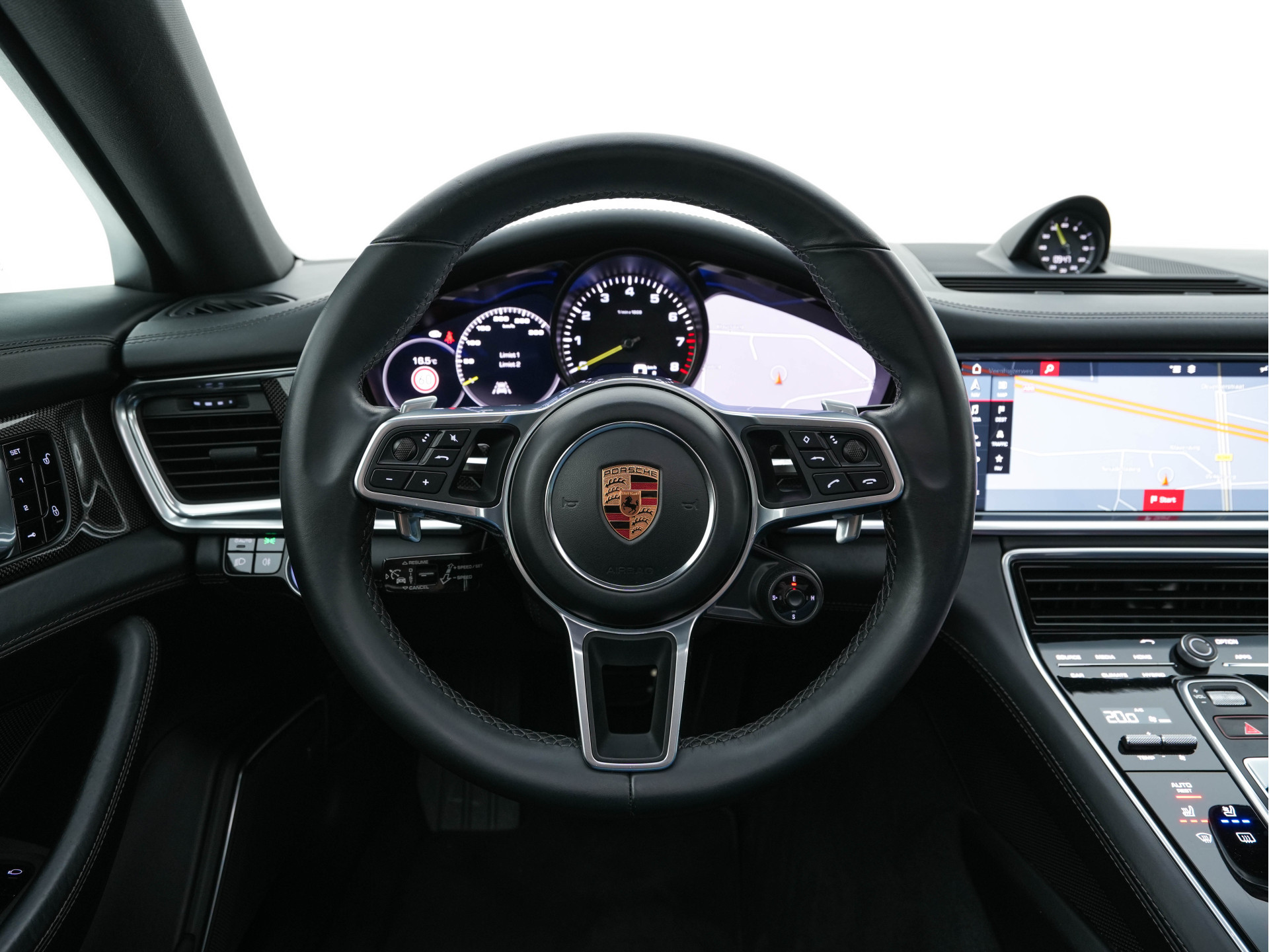 Porsche Panamera Sport Turismo 2.9 4 E-Hybrid Plug-In Aut. *PANO | LEATHER | NAVI-FULLMAP | AIR-SUSPENSION | KEYLESS | BOSE-SURROUND | SOFT-CLOSE | ADAPT-CRUISE | SURROUND-VIEW | DAB | MEMORY-PACK | CARPLAY | SPORT-SEATS | ...