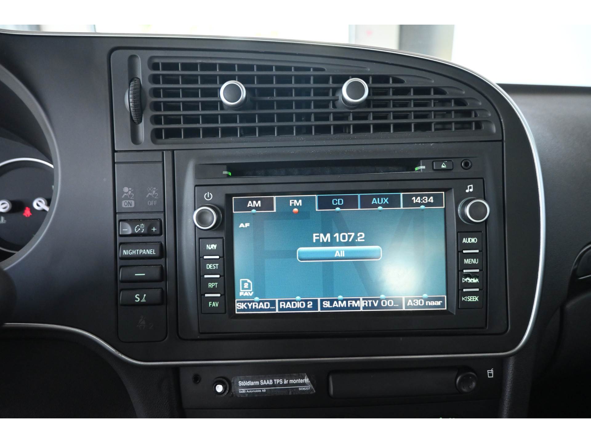 Saab 9-3 Sport Sedan 1.8t Norden Automaat Clima Navigatie Cruise Control Rijklaarprijs! Inruil Mogelijk!