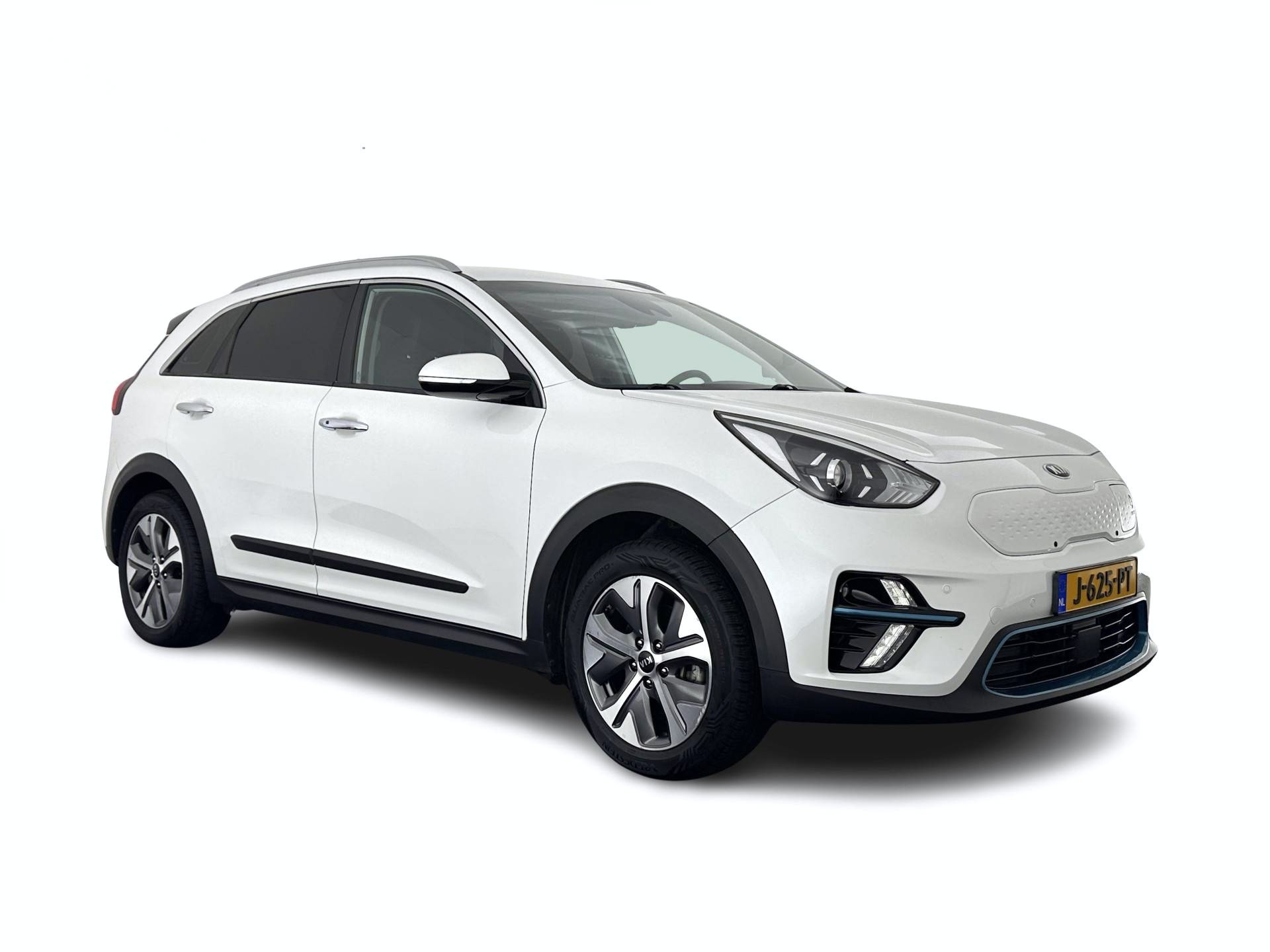 Kia e-Niro DynamicLine 64 kWh [ 3-Fase ] {SOH-100%} (INCL-BTW) Aut.*HEATPUMP | LEATHER-FABRIC | NAVI-FULLMAP | DAB+ | ADAPTIVE-CRUISE | CAMERA | HEATED-COMFORTSEATS | KEYLESS | DIGI-COCKPIT | SHIFTPADDLES | CARPLAY | LANE-ASSIST | 17"ALU*