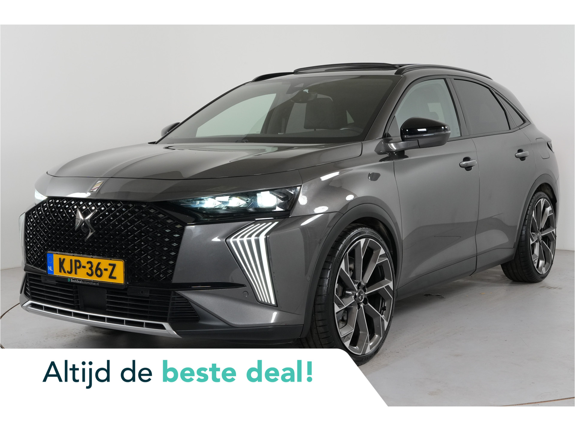 DS 7 E-Tense 4x4 Opéra 360 pk PHEV | SOH 93.5% | Pano | Massage | Nachtzicht | Focal | 360° Cam | Nappa |