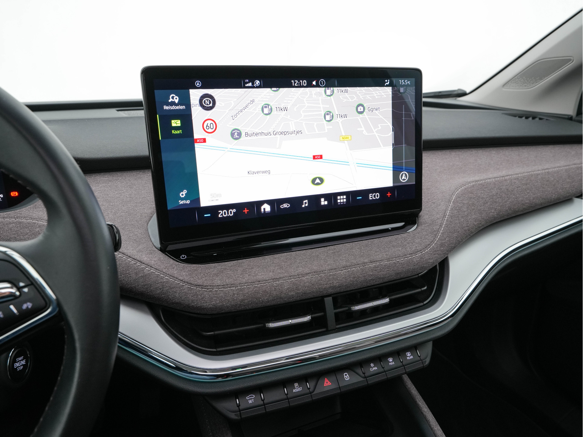 ŠKODA Enyaq iV 60 [ 3-Fase ] {SOH-87%} (INCL-BTW) *PANO | FULL-LED | DIGI-COCKPIT | CAMERA | KEYLESS | NAVI-FULLMAP | PRIVACY-GLASS | AMBIENT-LIGHT | ECC | COMFORT-SEATS | DAB + | PDC | CRUISE | CARPLAY | TOWBAR | 19 "ALU*