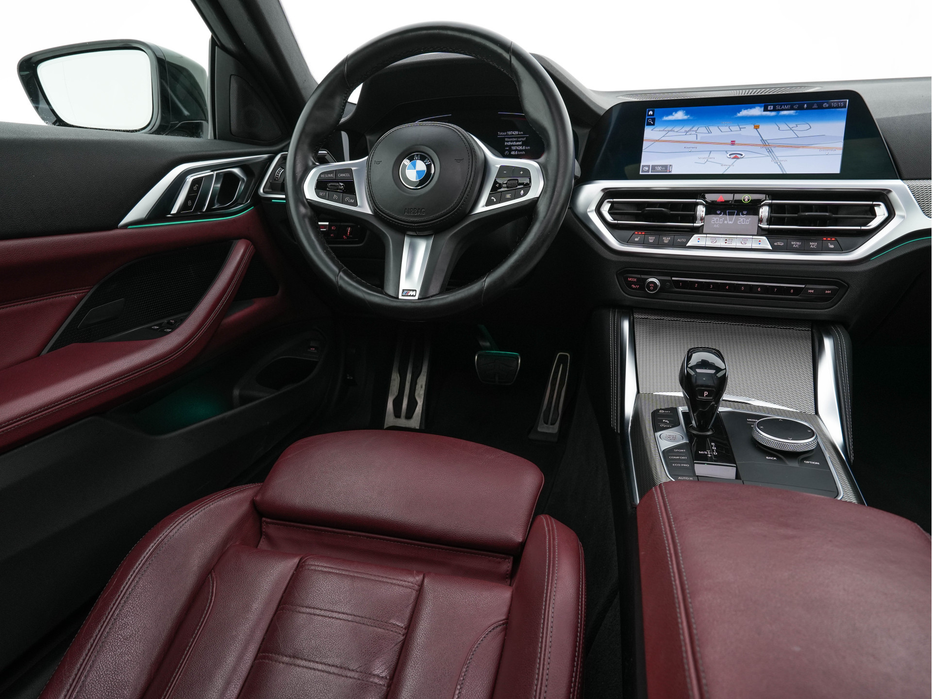BMW 4-serie Coupé 420i ( new-modell ) M-Sport-Pack High Executive (INCL-BTW) Aut.*PANO | LASER-LED | LEATHER | DIGI-COCKPIT | CAMERA | HIFI-SOUND | HEATED-SPORTSEATS | NAVI-FULLMAP | AMBIENT-LIGHT | ECC | CARPLAY | PDC | CRUISE | 19''ALU *