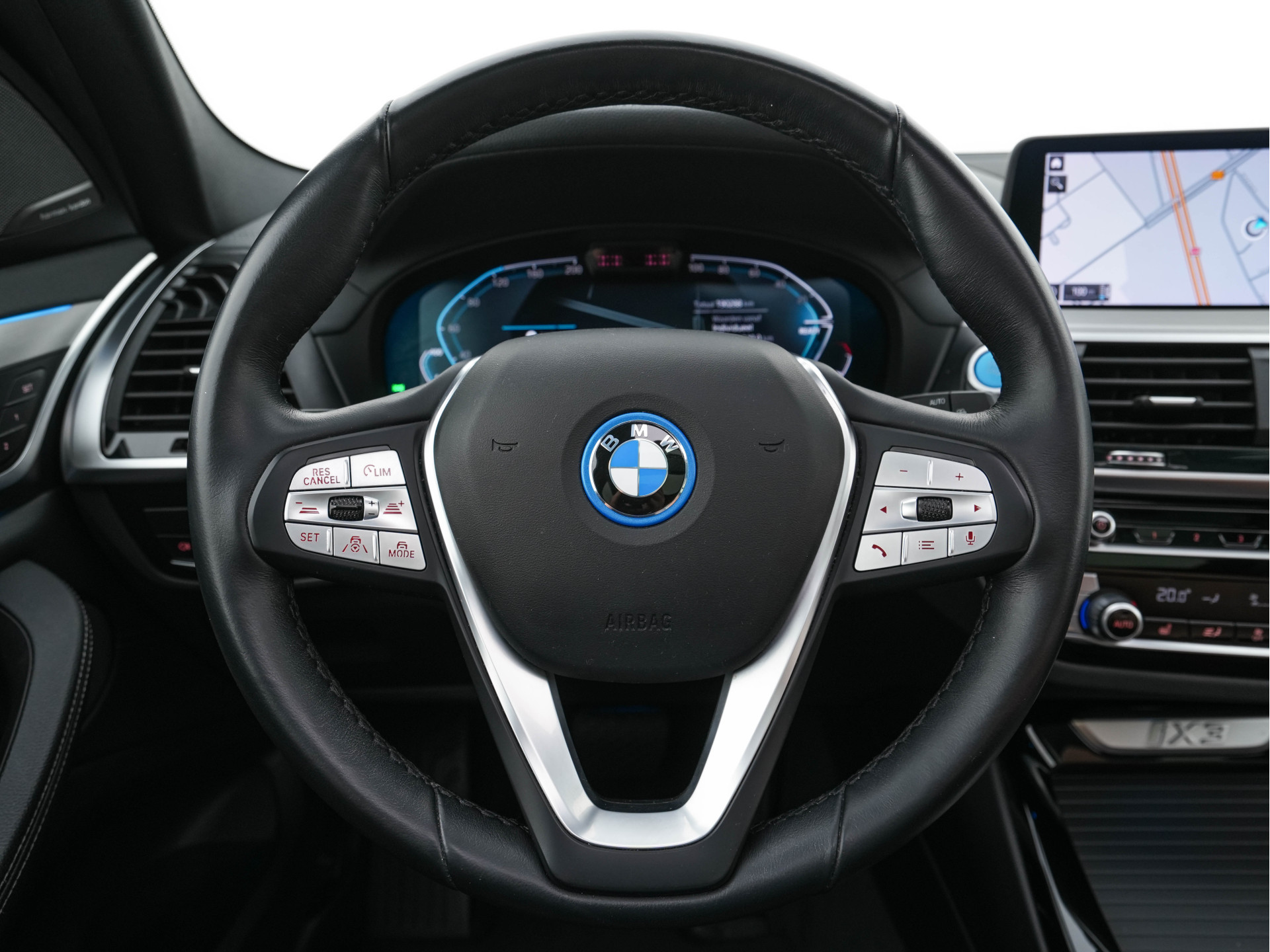 BMW iX3 High Executive 80 kWh [ 3-Fase ] {SOH-100%} (INCL-BTW) *PANO | LEATHER | FULL-LED | DAB | CARPLAY | ADAPTIVE-CRUISE | DIGI-COCKPIT | BLINDSPOT | HARMAN/KARDON-SOUNDSYTEM | HEAD-UP | KEYLESS | TOP-VIEW | SPORT-SEATS | TOWBAR  | .