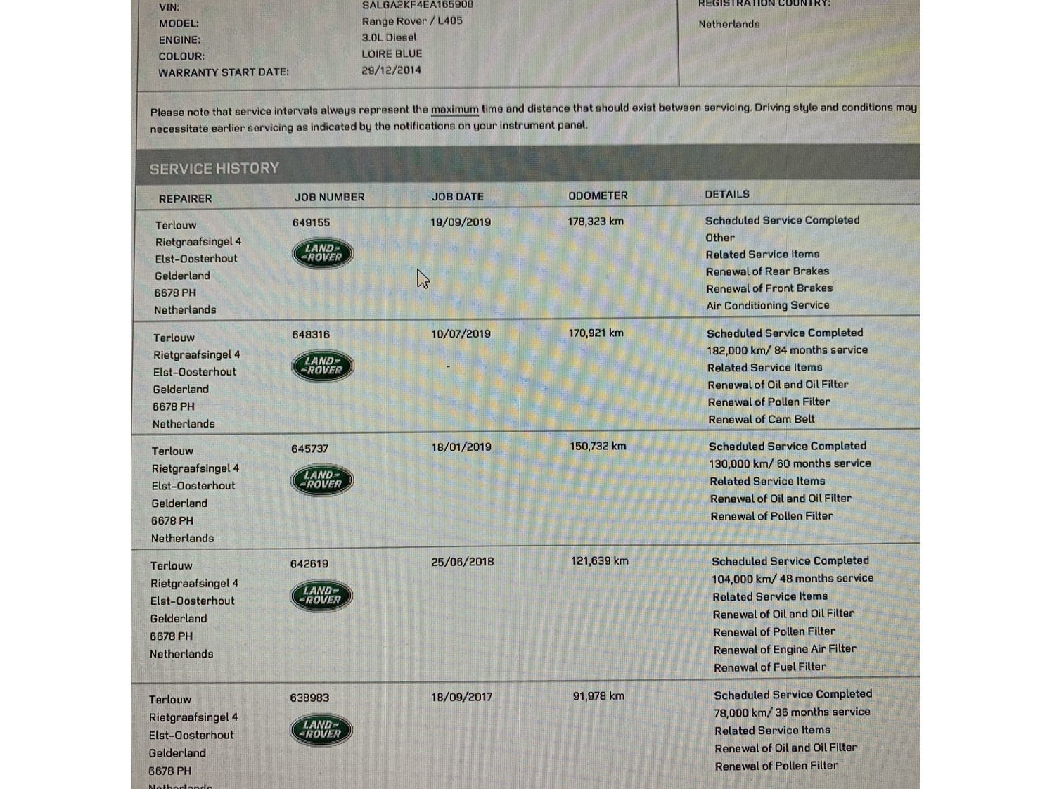 Land Rover Range Rover 3.0 TDV6 Vogue Aut. *PANO | LEATHER | NAVI-FULLMAP | DIGI-COCKPIT | SURROUND-VIEW | BI-XENON | MERIDIAN-AUDIO | MEMORY-PACK | AIR SUSPENSION | HEATED-COMFORTSEATS | SHIFT-PADDLES | 20"ALU*