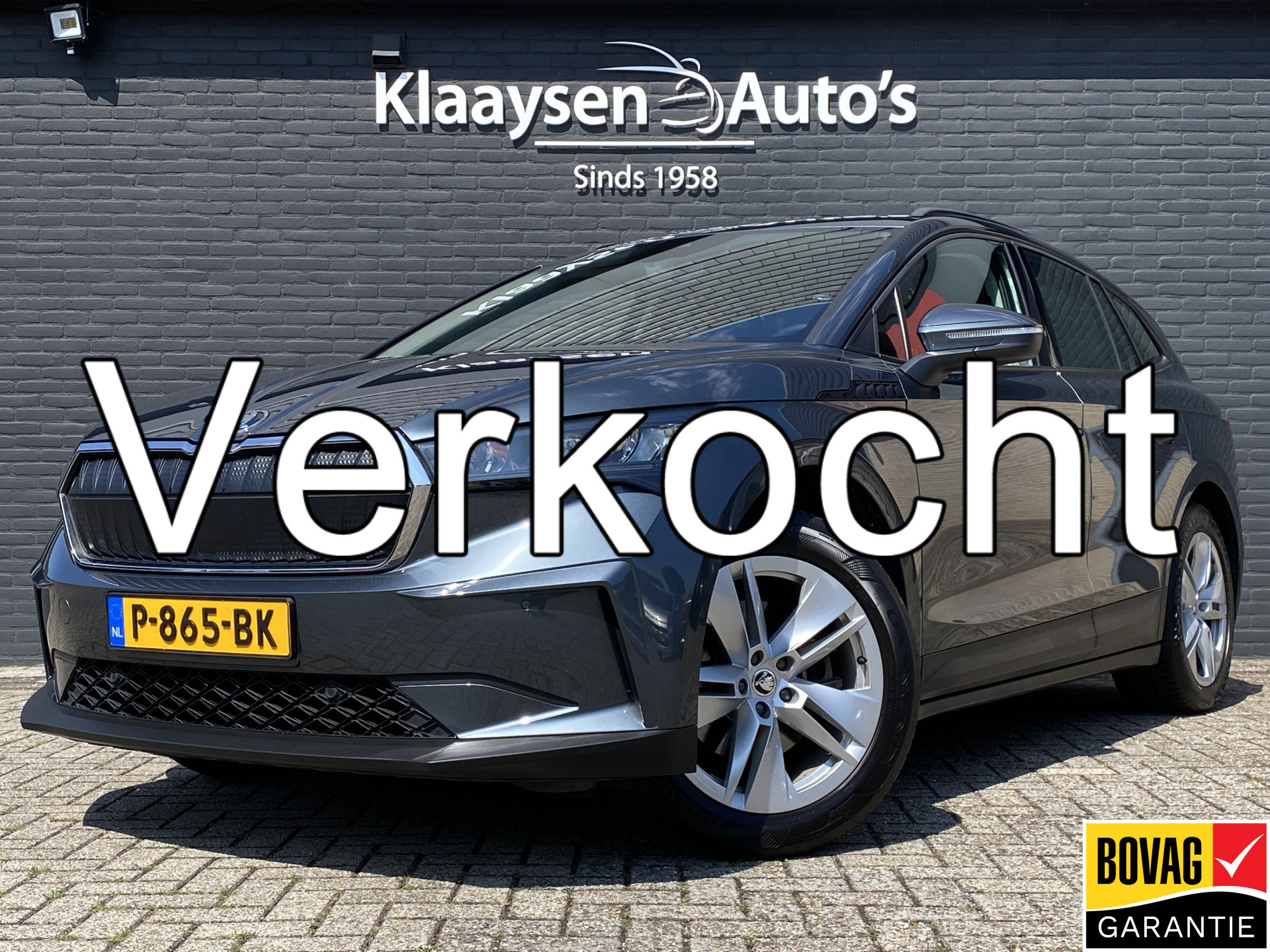ŠKODA Enyaq iV 60 | 1e eigenaar | dealer onderhouden | navigatie | trekhaak | camera | stoelverwarming | apple carplay