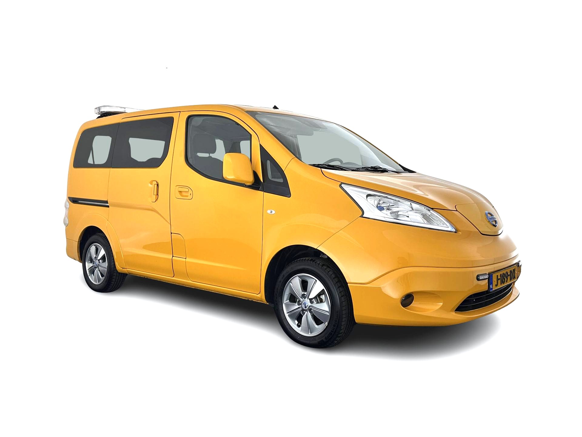 Nissan e-NV200 Evalia 40 kWh Connect Edition [ 7-Pers. ] {SOH-95%} (INCL-BTW) *NAVI-FULLMAP | CAMERA | HEATED-COMFORTSEATS | DAB | PRIVACYGLASS | ECC | CRUISE | 15''ALU*