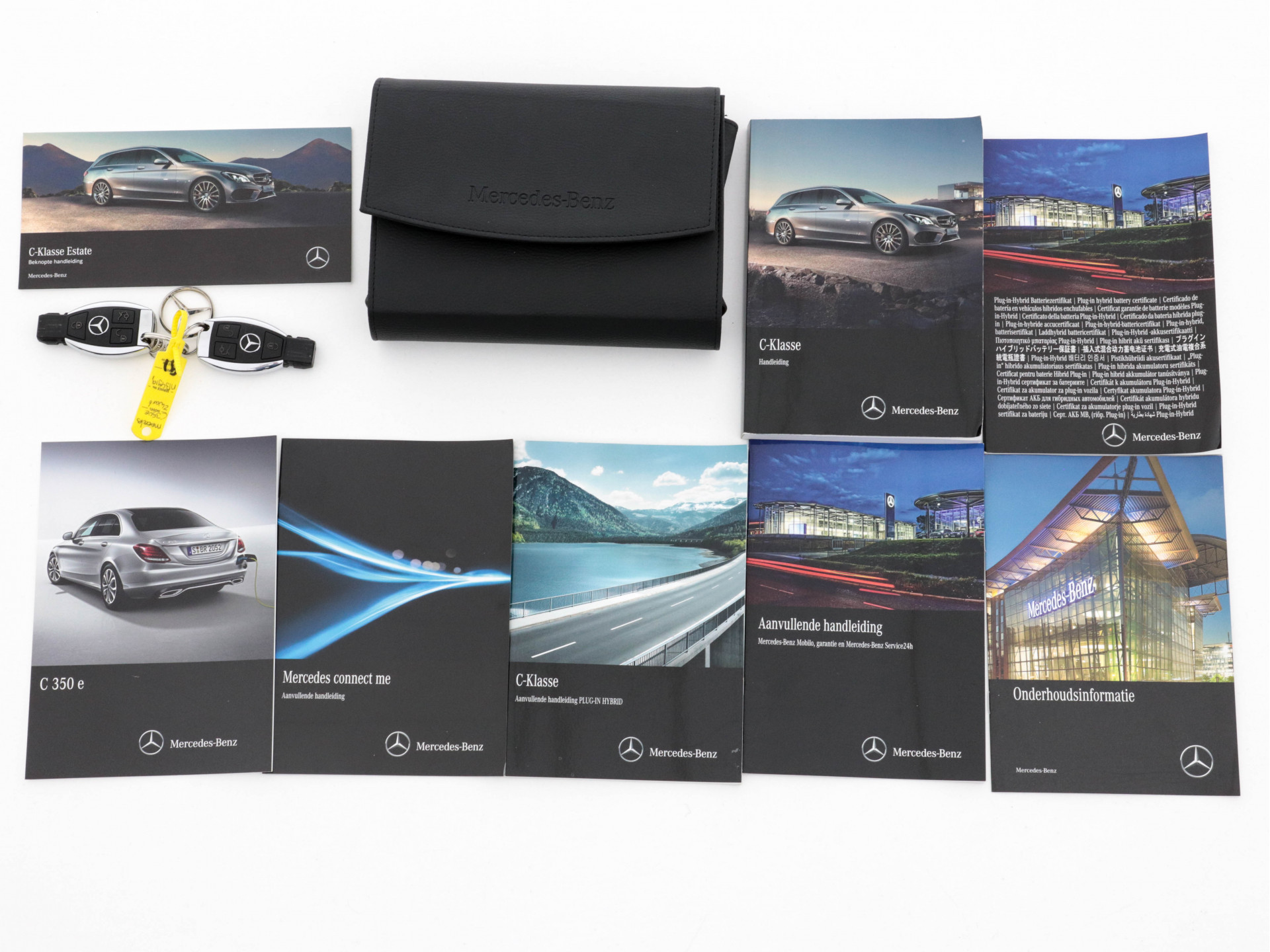 Mercedes-Benz C-klasse Estate 350 e Avantgarde (HYBRID ACCU DEFECT) (INCL-BTW ) Aut *NAVI-FULLMAP | FULL-LED | LEATHER-FABRIC | CAMERA | AIRMATIC | ECC | PDC | CRUISE | HEATED-SPORTSEATS | SHIFT-PADDLES |  17"ALU*