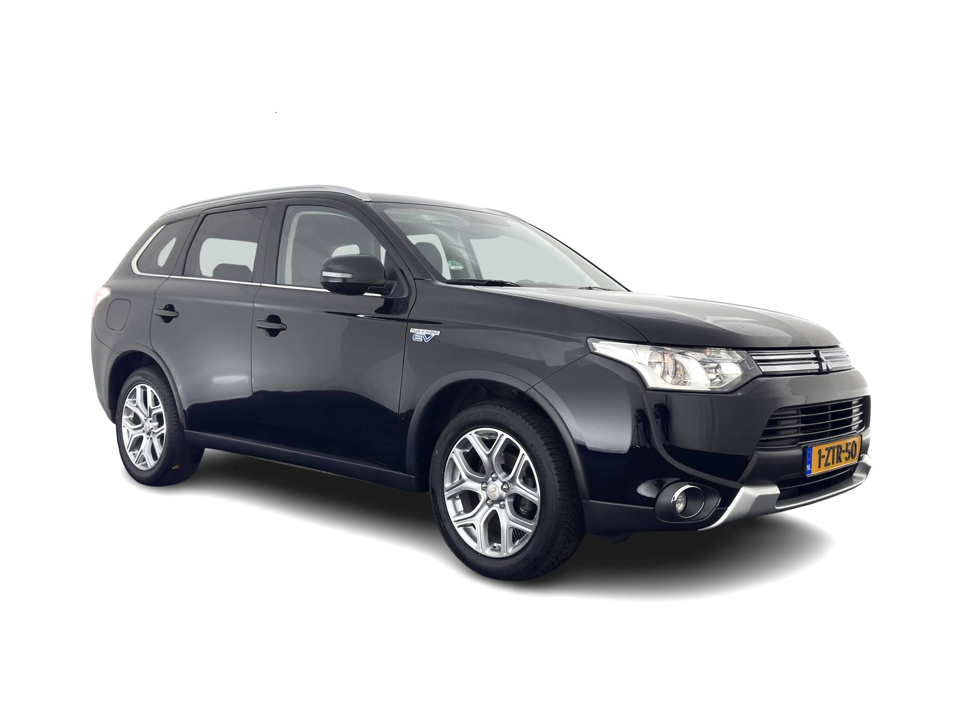 Mitsubishi Outlander 2.0 PHEV Business Edition X-Line (INCL-BTW) Aut. *LEATHER-FABRIC | NAVI-FULLMAP | KEYLESS | CAMERA | COMFORT-SEATS | ECC | CRUISE | PRIVACY-GLASS | SHIFT-PADDLES |  TOWBAR | 18''ALU*
