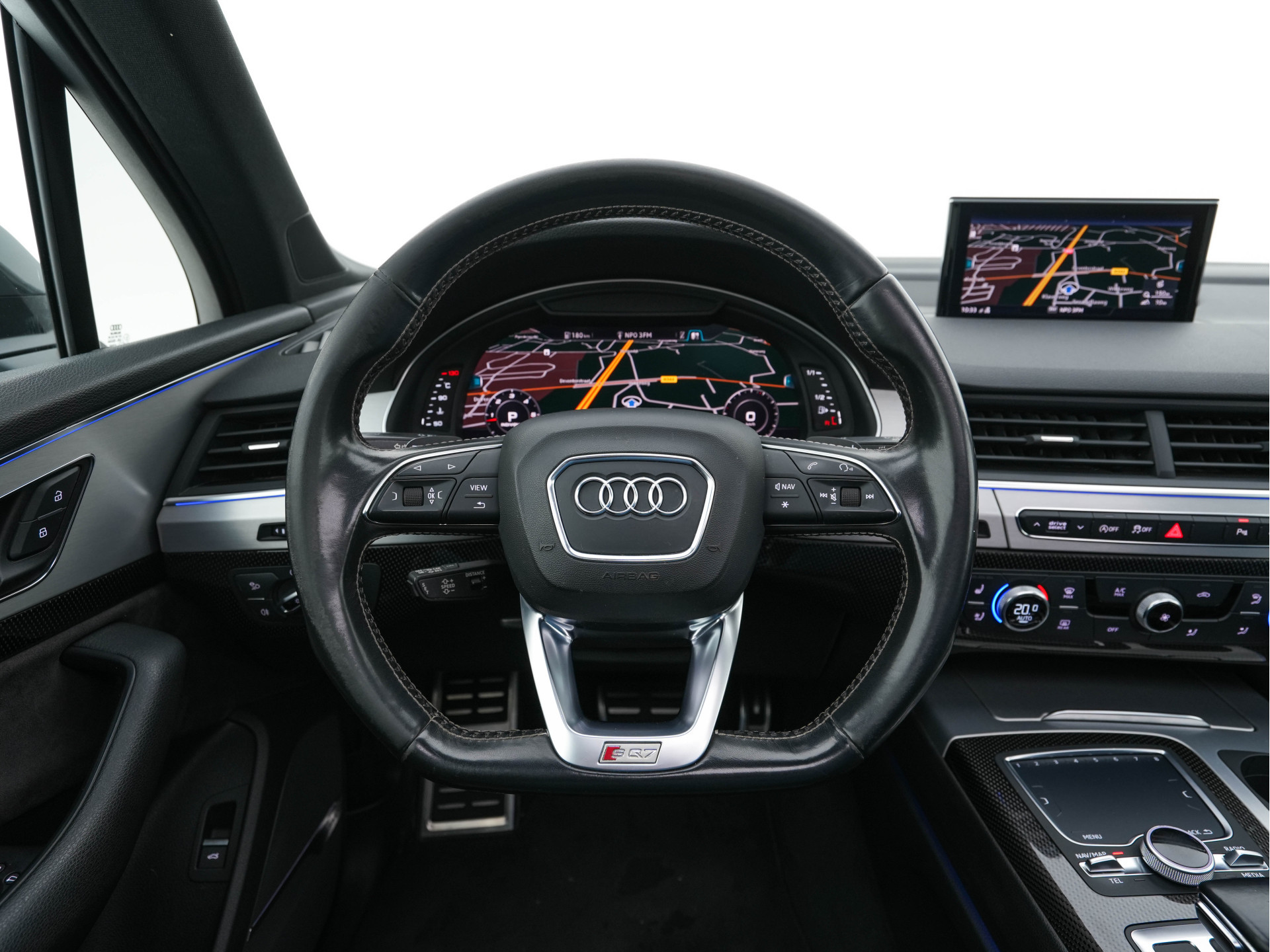 Audi SQ7 4.0 TDI Quattro Pro Line + Aut. *PANO | LUXURY-LEATHER | FULL-LED | DIGI-COCKPIT | BOSE-SOUND | KEYLESS | CAMERA | NAVI-FULLMAP | HEATED/VENTILATED-COMFORTSEATS | SHIFT-PADDLES | CARBON-INLAY | ECC | ADAPTIVE-CRUISE |