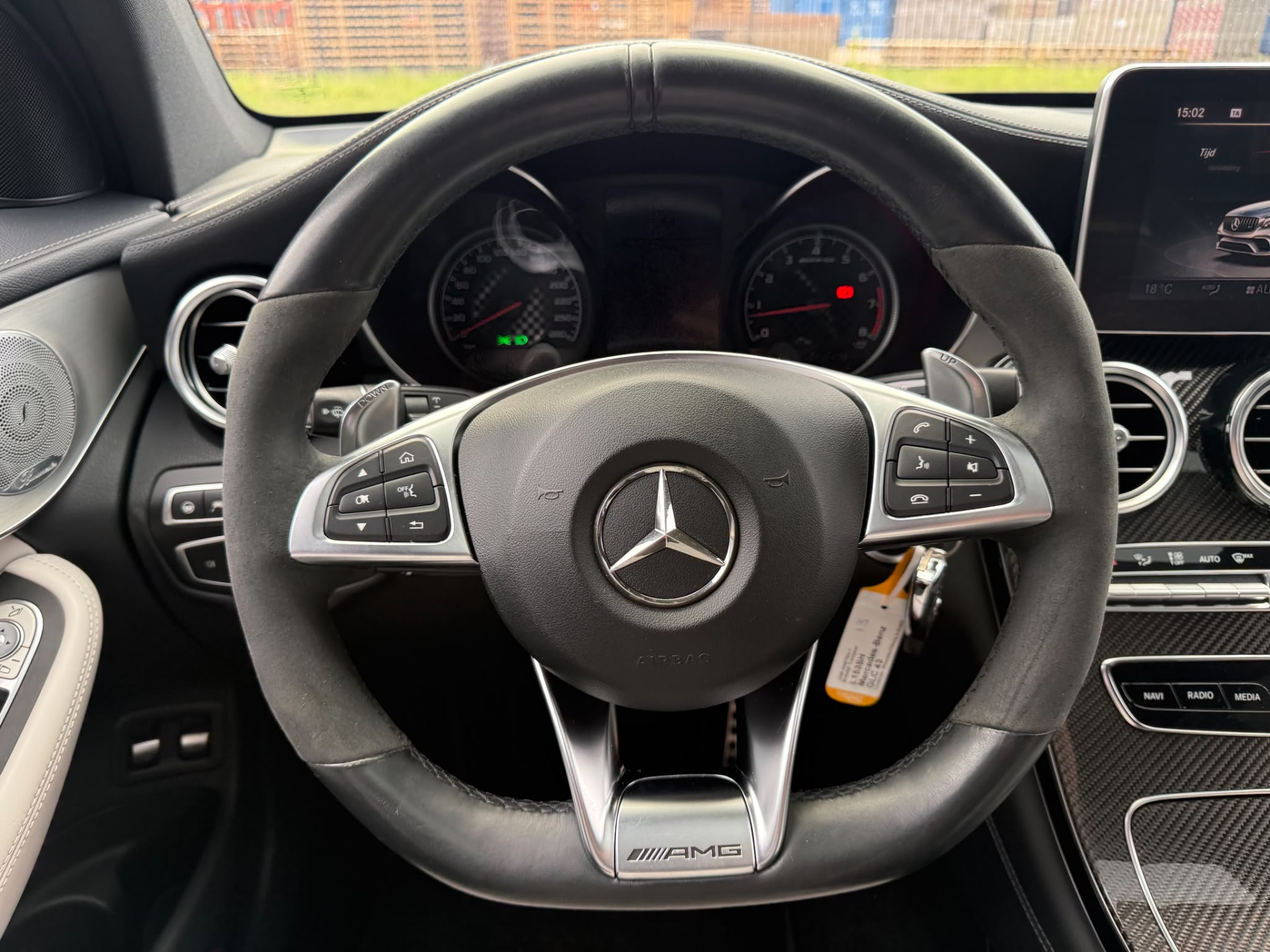 Mercedes-Benz GLC-klasse AMG 43 4MATIC | 3/6/12MND GARANTIE | KUIPSTOELEN | BURMESTER | MEMORY | PANO | ACC | STANDKACHEL | 360 CAMERA | BOMVOL | TREKHAAK |