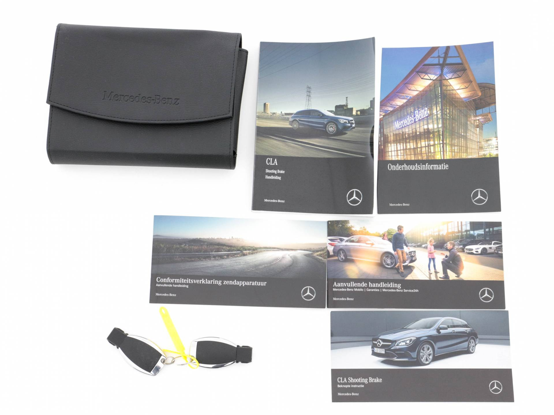 Mercedes-Benz CLA-klasse Shooting Brake 180 AMG-Line Business Solution (INCL-BTW) Aut. *NAVI-FULLMAP | FULL-LED | LEATHER-MICROFIBRE | CAMERA | ECC | PDC | CRUISE | SPORT-SEATS | SHIFT-PADDLES | 18"ALU*