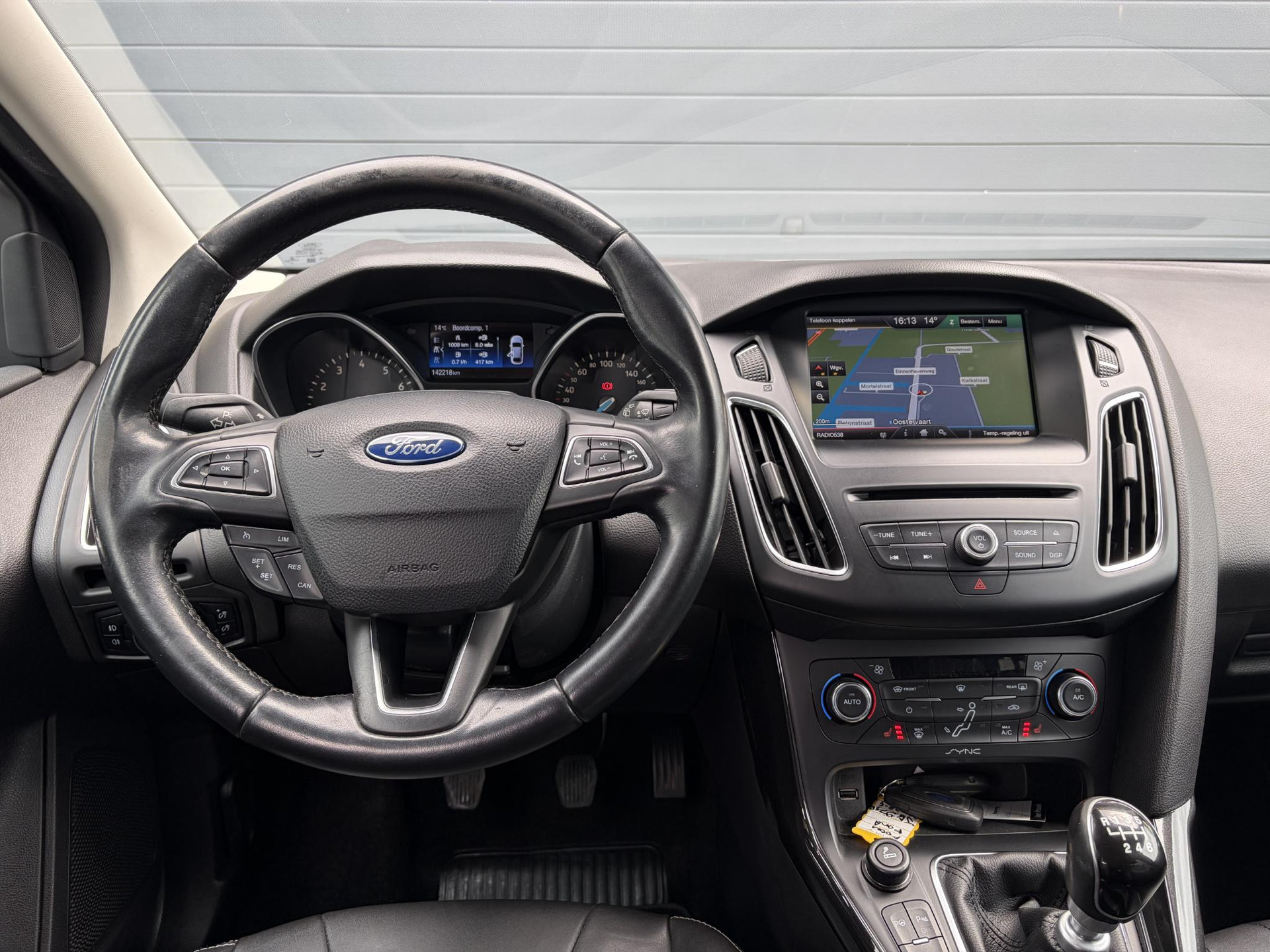 Ford Focus Wagon 1.5 Titanium Edition 1e Eigenaar,150pk,Navi,Camera,6 Bak,Stoelverw,Stuurverw,Leder,Lm velgen,Pdc V+A,Elekt.stoelen,Recent beurt gehad,Apk tot 03-2027