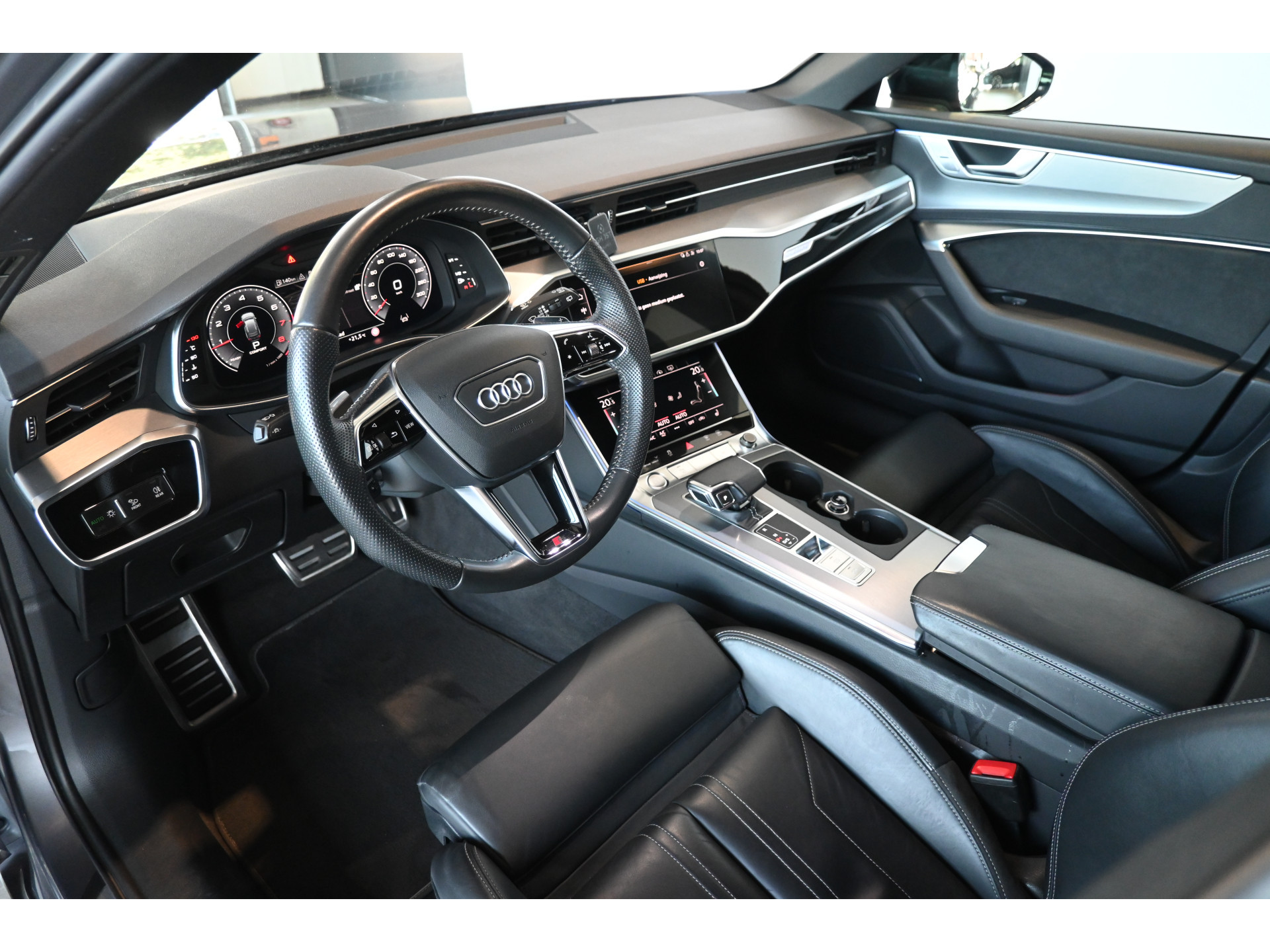 Audi A6 Avant 45 TFSI Quattro S-edition Clima Adaptieve cruise LED Matrix Leder 100% Onderhouden Inruil mogelijk