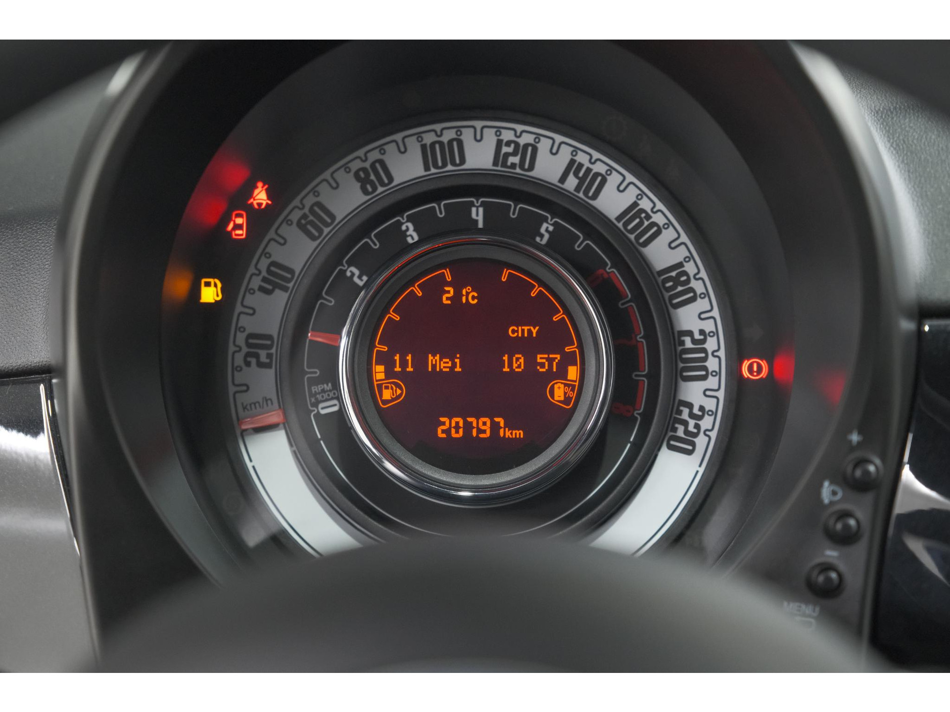 Fiat 500 C 1.0 Hybrid Dolcevita | Elektrisch Vouwdak | Apple Carplay | Parkeersensoren | Climate Control