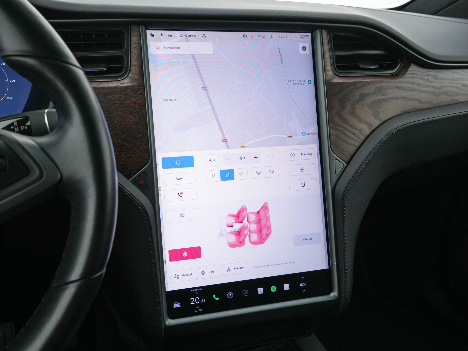 Tesla Model X 100D AWD [ 3-Fase ] Aut. *PANO-WINDOW | AUTO-PILOT | LEATHER | SURROUND-VIEW | NAVI-FULLMAP | FULL-LED | AIR-SUSPENSION | DIGI-COCKPIT | KEYLESS | CAMERA | DAB+ | HEATED-COMFORTSEATS | TOWBAR |  20''ALU*