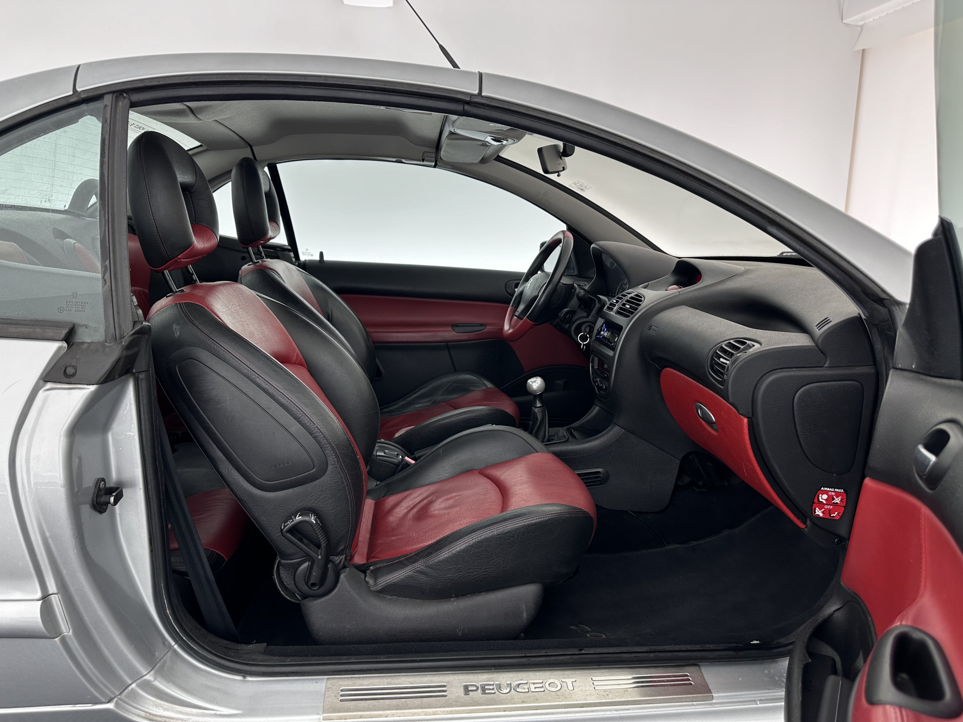 Peugeot 206 CC 1.6-16V *TWO-TONE-FULL-LEATHER | ECC | SPORT-SEATS |  RADIO-CD | 16"ALU*