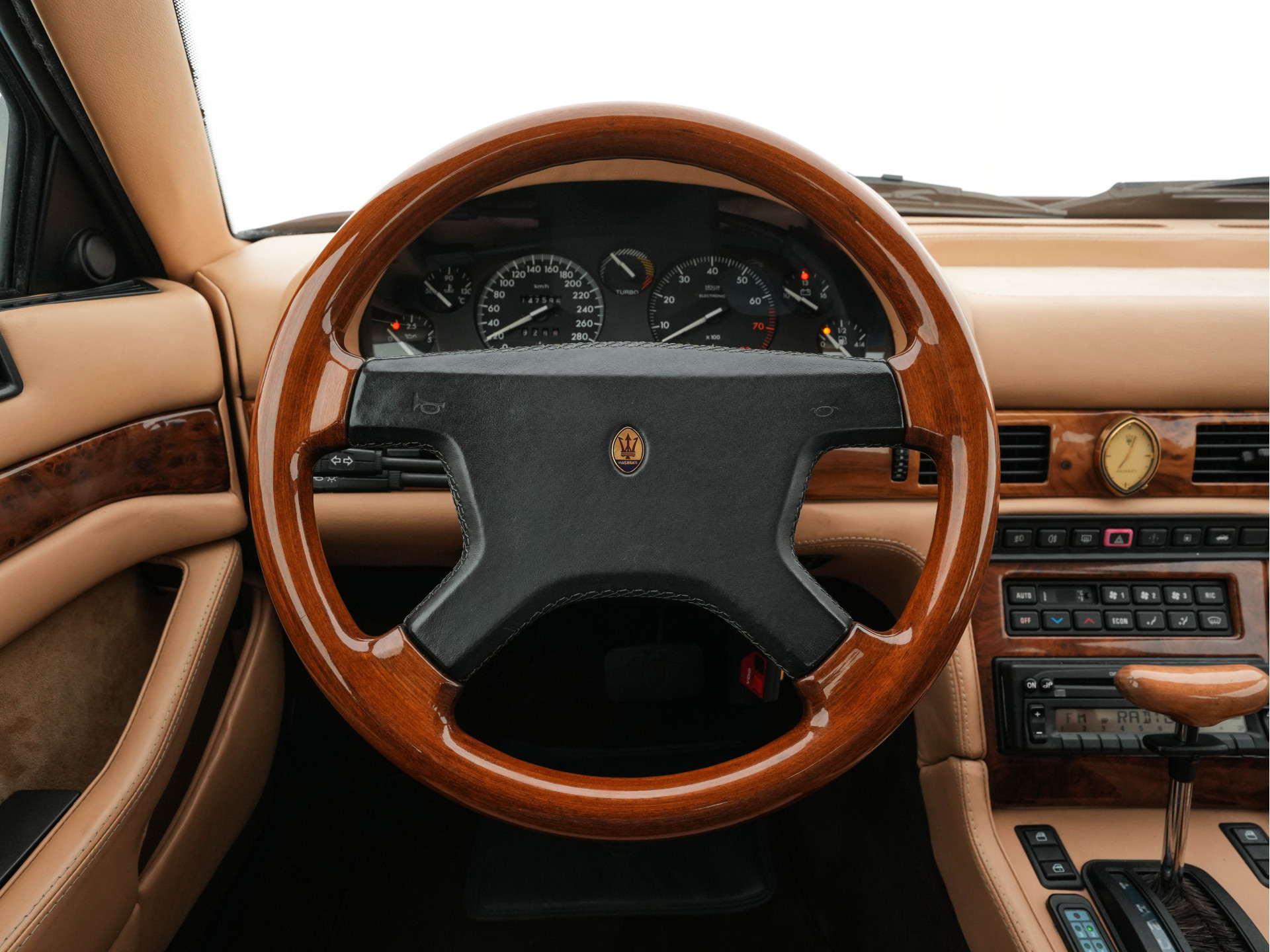 Maserati Ghibli 2.8 V6 Aut. *LEATHER | AIRCO | COMFORT-SEATS | RADIO-CD | WOODEN-INLAY | ALCANTARA-HEADLINER | 17''ALU*