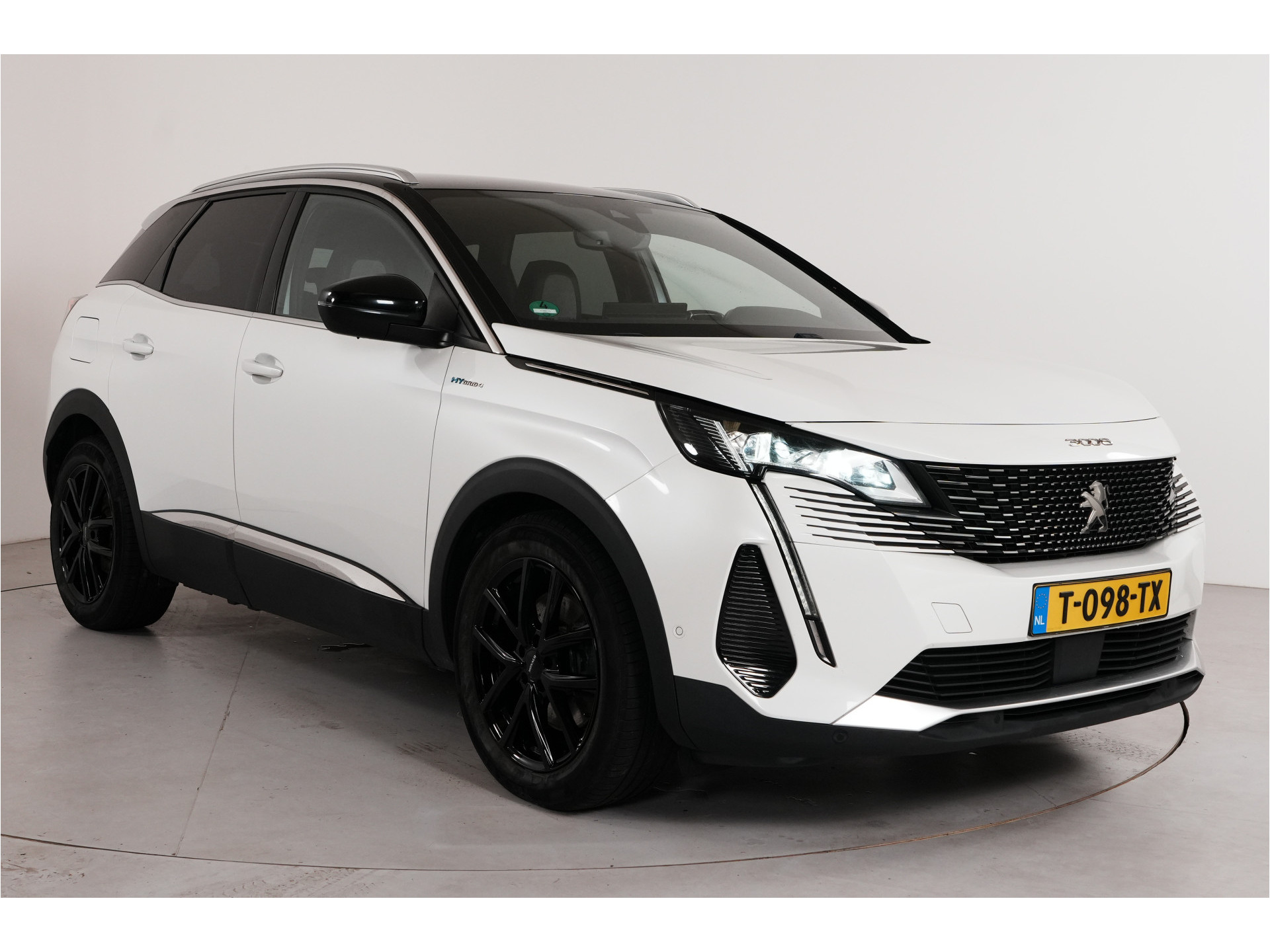 Peugeot 3008 1.6 HYbrid4 300 Blue Lease GT | SOH 95% | Adaptive Cruise | Stl. verw. | Apple/Android |