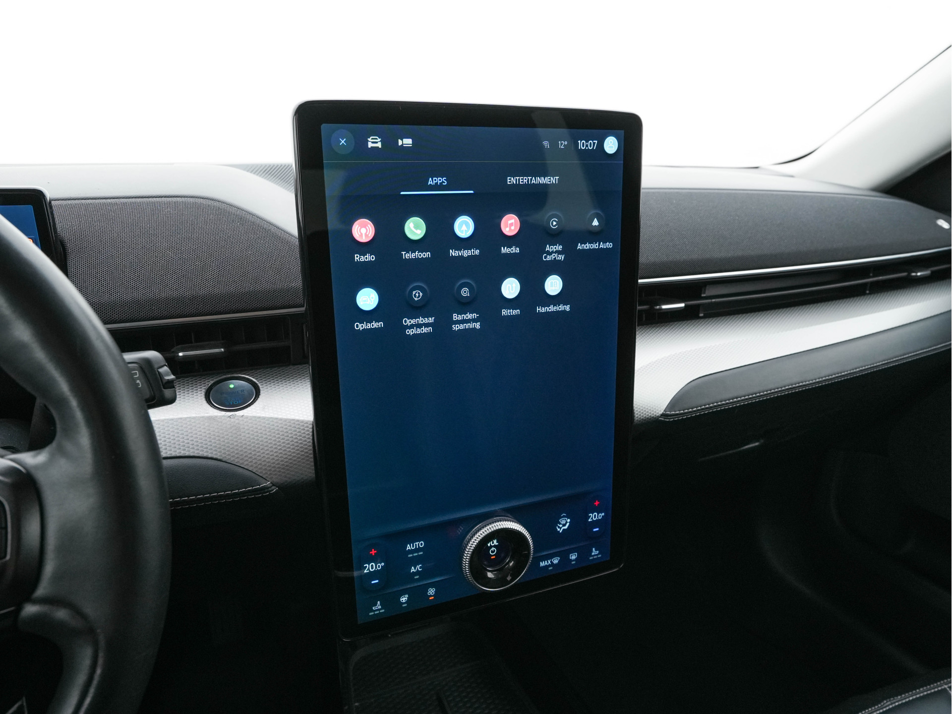 Ford Mustang Mach-E RWD 75 kWh (3-Fase-11 kW) {SOH-90%} (INCL-BTW) Aut.*LEATHER | FULL-LED | DAB | DIGI-COCKPIT | KEYLESS | NAVI-FULLMAP | CARPLAY | HEATED-COMFORTSEATS | TOPVIEW |  ADAPTIVE-CRUISE | PRIVACY-GLASS | 18'' ALU*