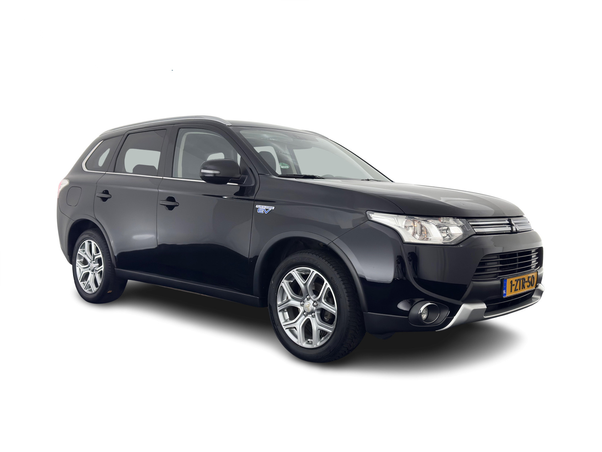 Mitsubishi Outlander 2.0 PHEV Business Edition X-Line (INCL-BTW) Aut. *LEATHER-FABRIC | NAVI-FULLMAP | KEYLESS | CAMERA | COMFORT-SEATS | ECC | CRUISE | PRIVACY-GLASS | SHIFT-PADDLES |  TOWBAR | 18''ALU*