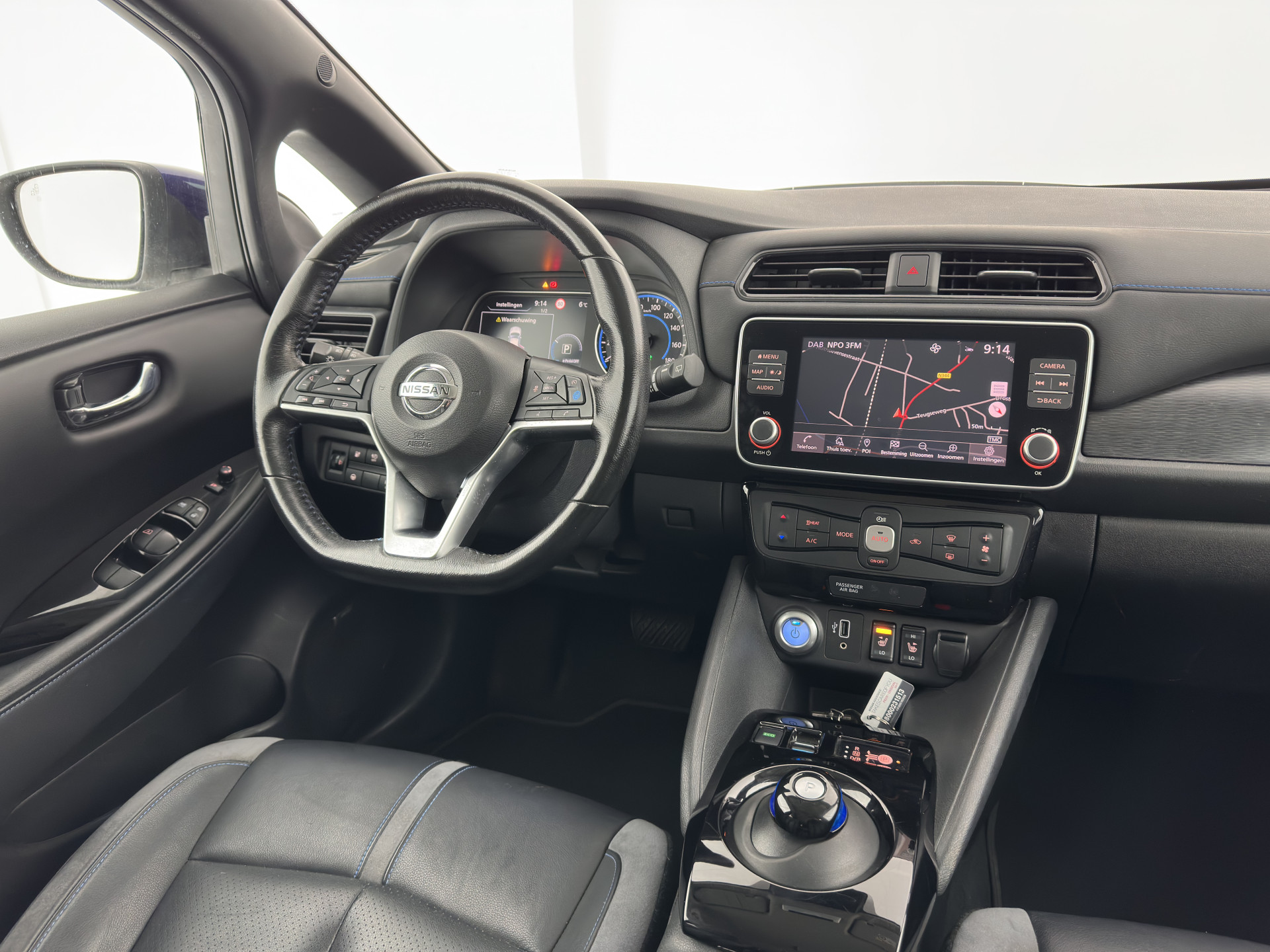 Nissan LEAF e+ Tekna 62 kWh {SOH-95%} (INCL-BTW) *Aut.*LEATHER-MICROFIBRE | FULL-LED | ADAPTIVE-CRUISE | BOSE-AUDIO | TOP-VIEW | DAB | KEYLESS | NAVI-FULLMAP | DAB | HEATED-COMFORTSEATS | BLIND-SPOT | PRIVACY-GLASS | 17''ALU*