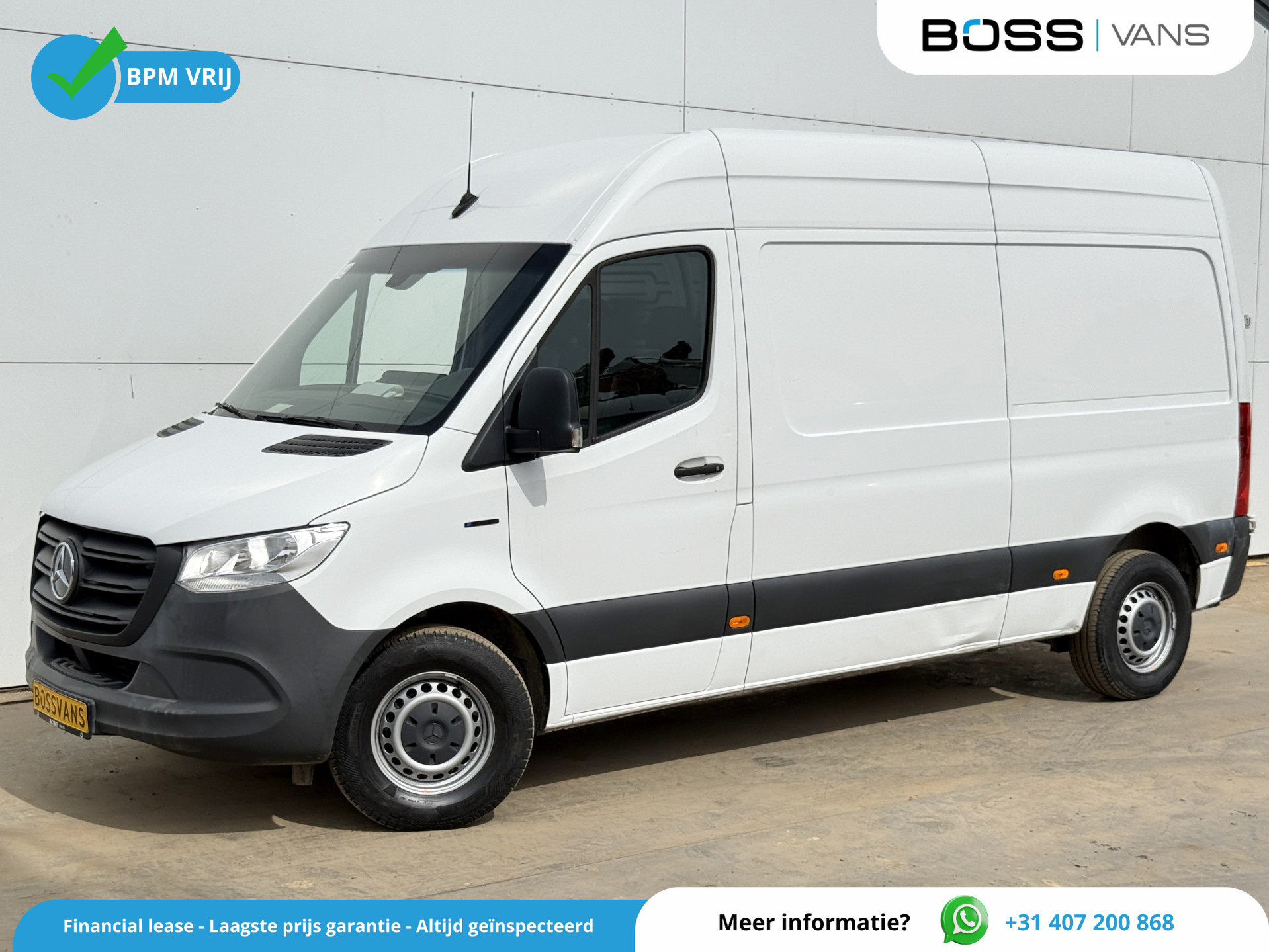 Mercedes-Benz eSprinter eSprinter L2H2 55 kWh L2H2 Elektrisch 168km WLTP 94% (SOH) Snelladen Laadkabel Climate Control Stoelverwarming