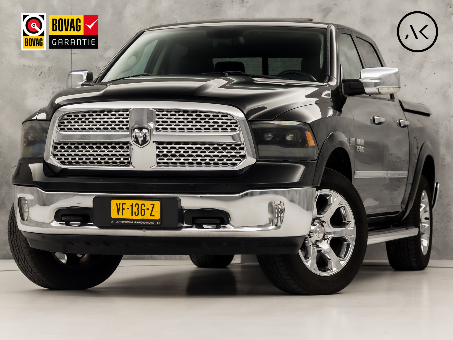 Dodge Ram 5.7 V8 4x4 Quad Cab 6'4 402Pk Automaat (MARGE, SCHUIFDAK, LUCHTVERING, STOELKOELING/VERWARMING, NAVIGATIE, CAMERA, LEDER, MEMORY SEATS, TREEPLANKEN, TREKHAAK, KEYLESS, GETINT GLAS, NIEUWE APK, NIEUWSTAAT)