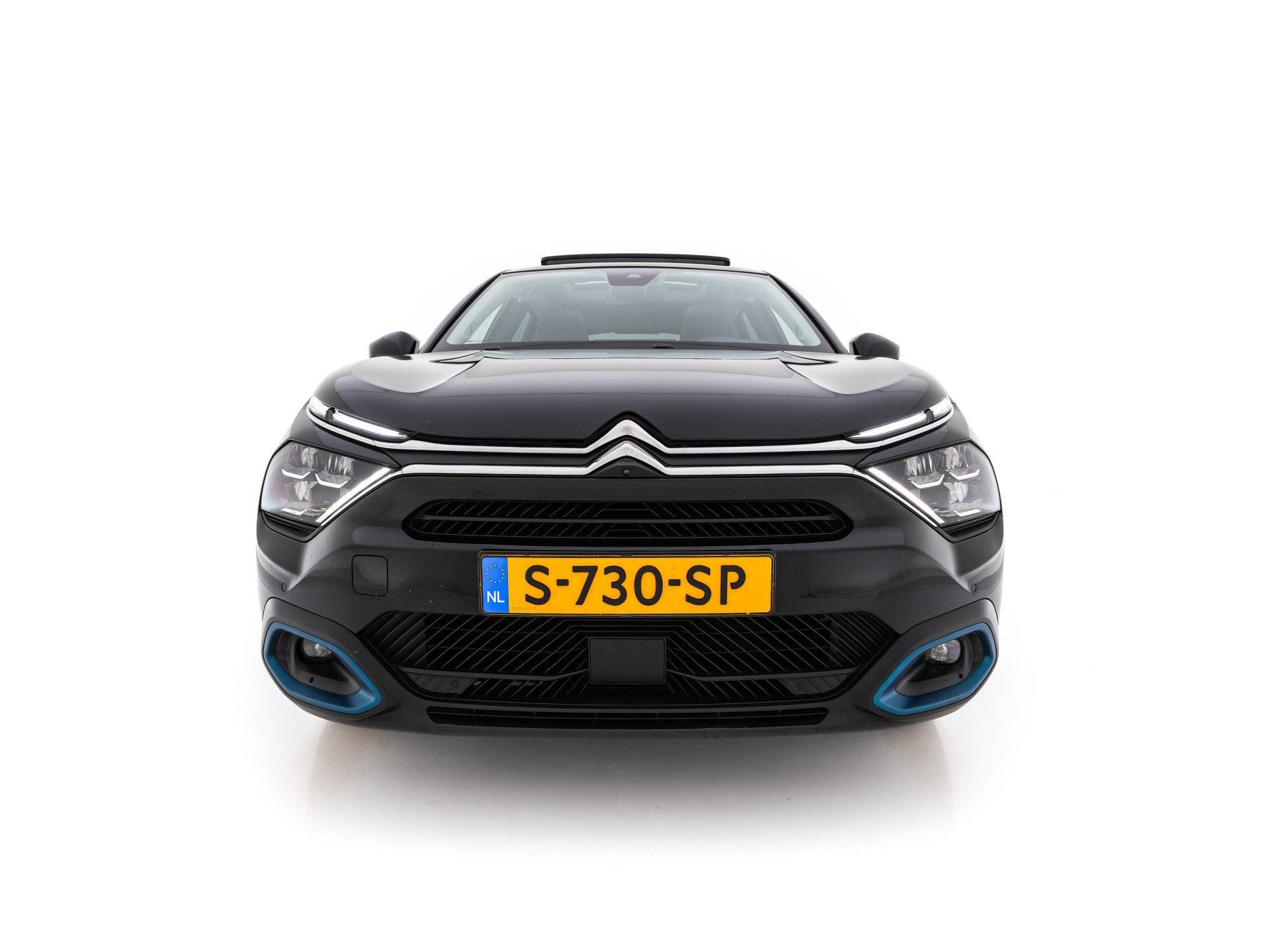 Citroën Ë-C4 Feel 50 kWh [ 3-Fase-11kW ] (INCL-BTW) *PANO | HEAD-UP | LEATHER-FABRIC | FULL-LED | DIGI-COCKPIT | BLINDSPOT | CARPLAY | COMFORT-SEATS | ECC | LANE-ASSIST | KEYLESS | PDC | CRUISE | DAB  | CCS-FASTLOADER | 18''ALU*