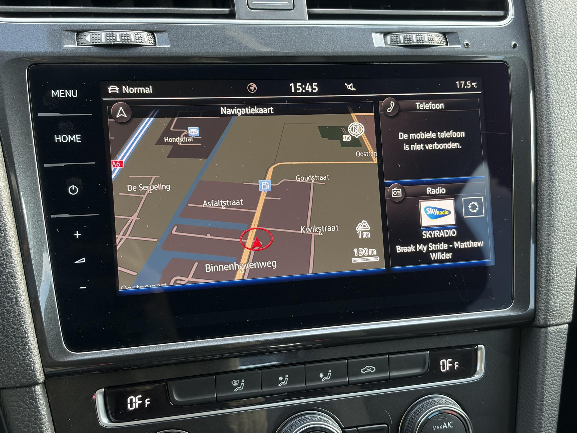 Volkswagen e-Golf ✓SOH 84,55%✓Carplay✓Navi✓LED✓Clima✓Cruise✓Pdc V+A✓Lm velgen✓N.A.P✓Apk tot 07-2027