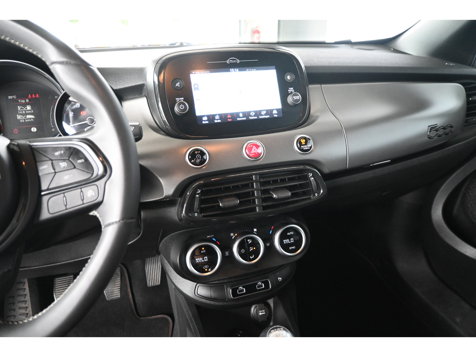 Fiat 500 X 1.0 FireFly Turbo 120 Sport Clima Navigatie Carplay Camera Goed Onderhouden! Inruil Mogelijk!