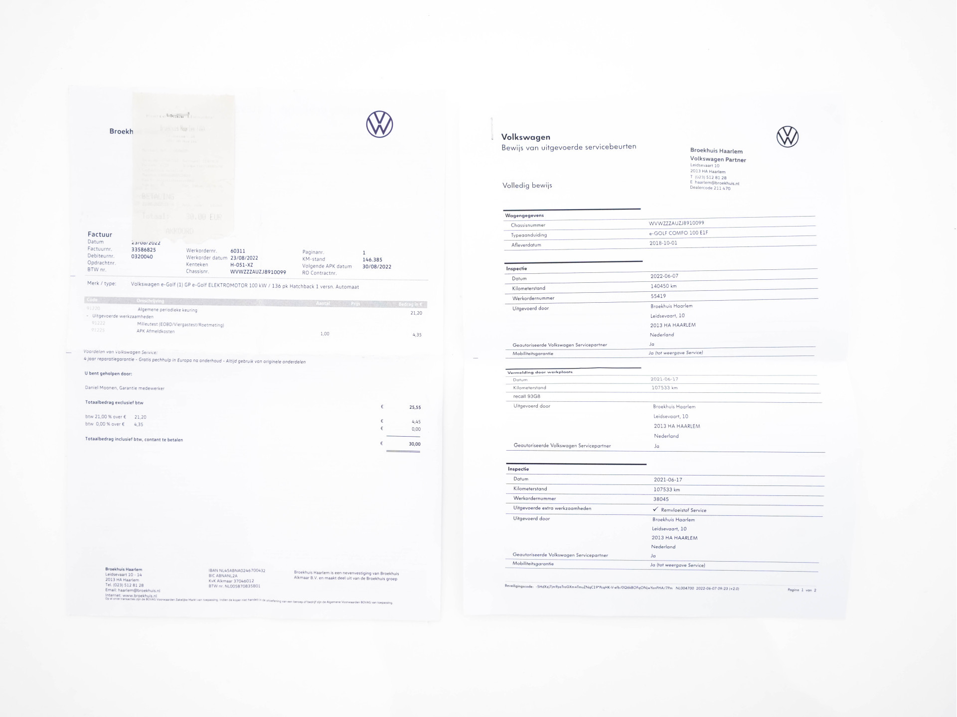 Volkswagen e-Golf (SOH-86%) Aut. *HEAT-PUMP | LEATHER | FULL-LED | NAVI-FULLMAP | CAMERA | HEATED-SPORTSEATS | ECC | CCS-FASTLOADER | PDC | CARPLAY | CRUISE | 16''ALU*