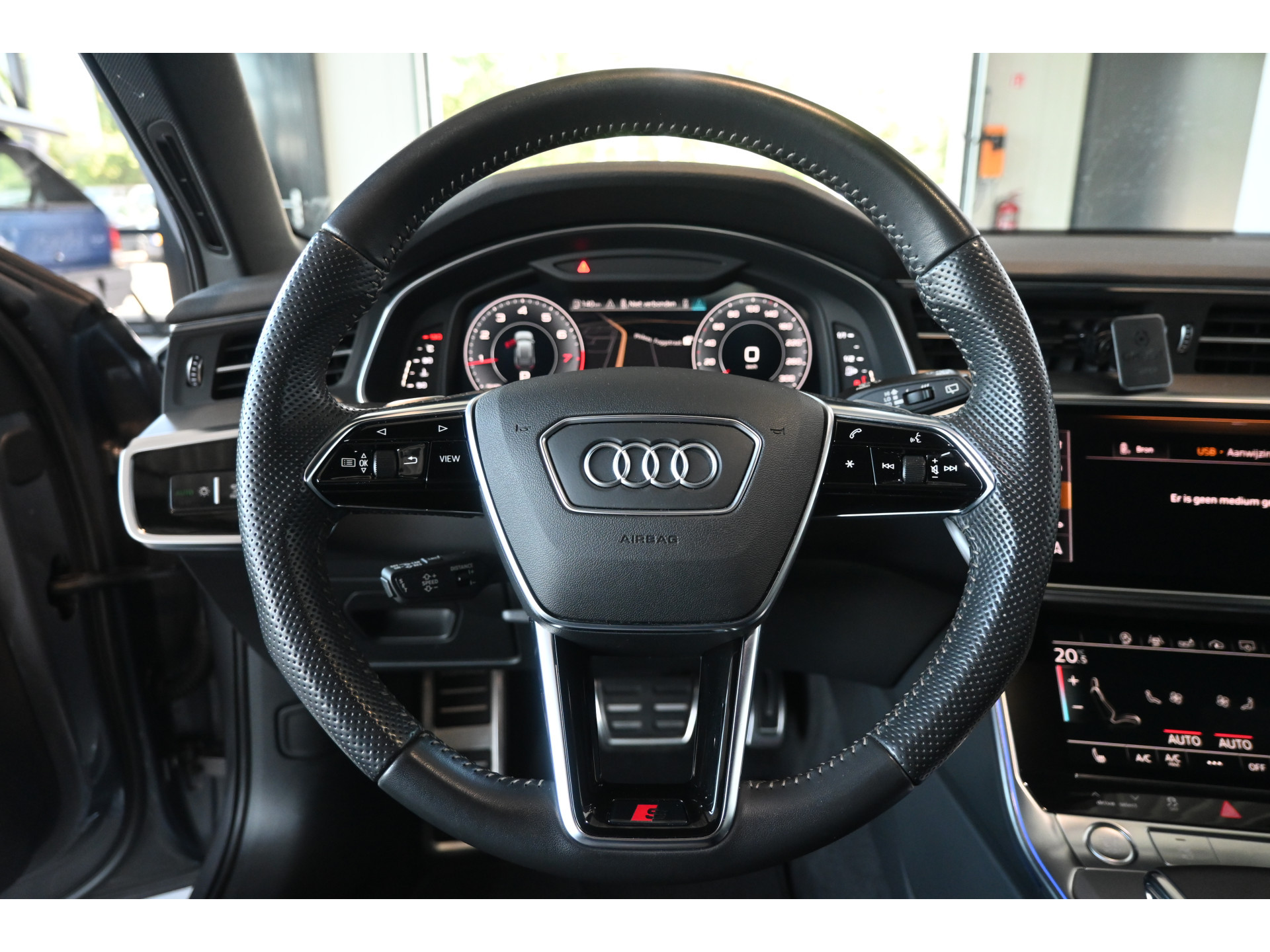 Audi A6 Avant 45 TFSI Quattro S-edition Clima Adaptieve cruise LED Matrix Leder 100% Onderhouden Inruil mogelijk