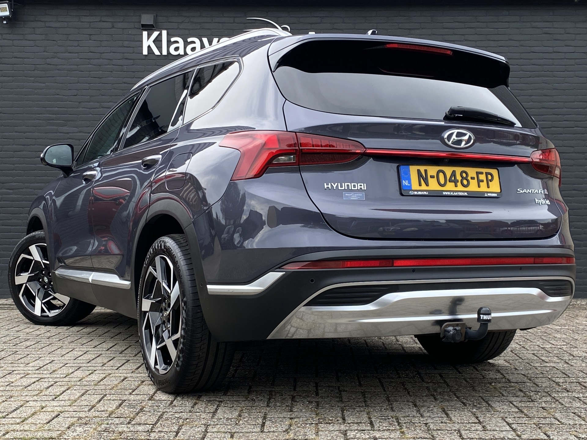 Hyundai Santa Fe 1.6 T-GDI HEV 230 pk Premium AUT. | dealer onderh. | leder inter. | 360 camera | trekhaak | memory | stoel-/stuurvw.